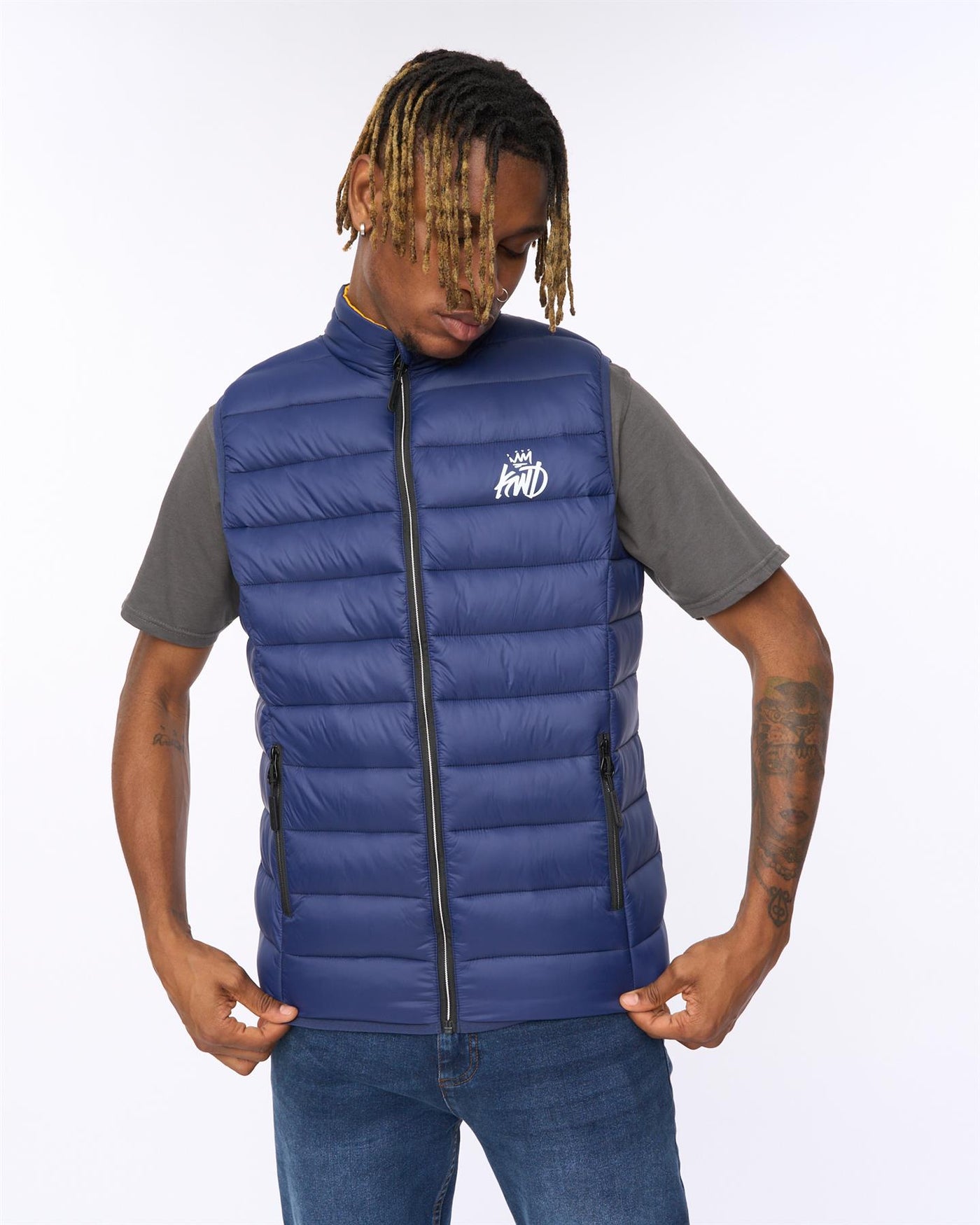 Mens Jackinson Gilet Navy
