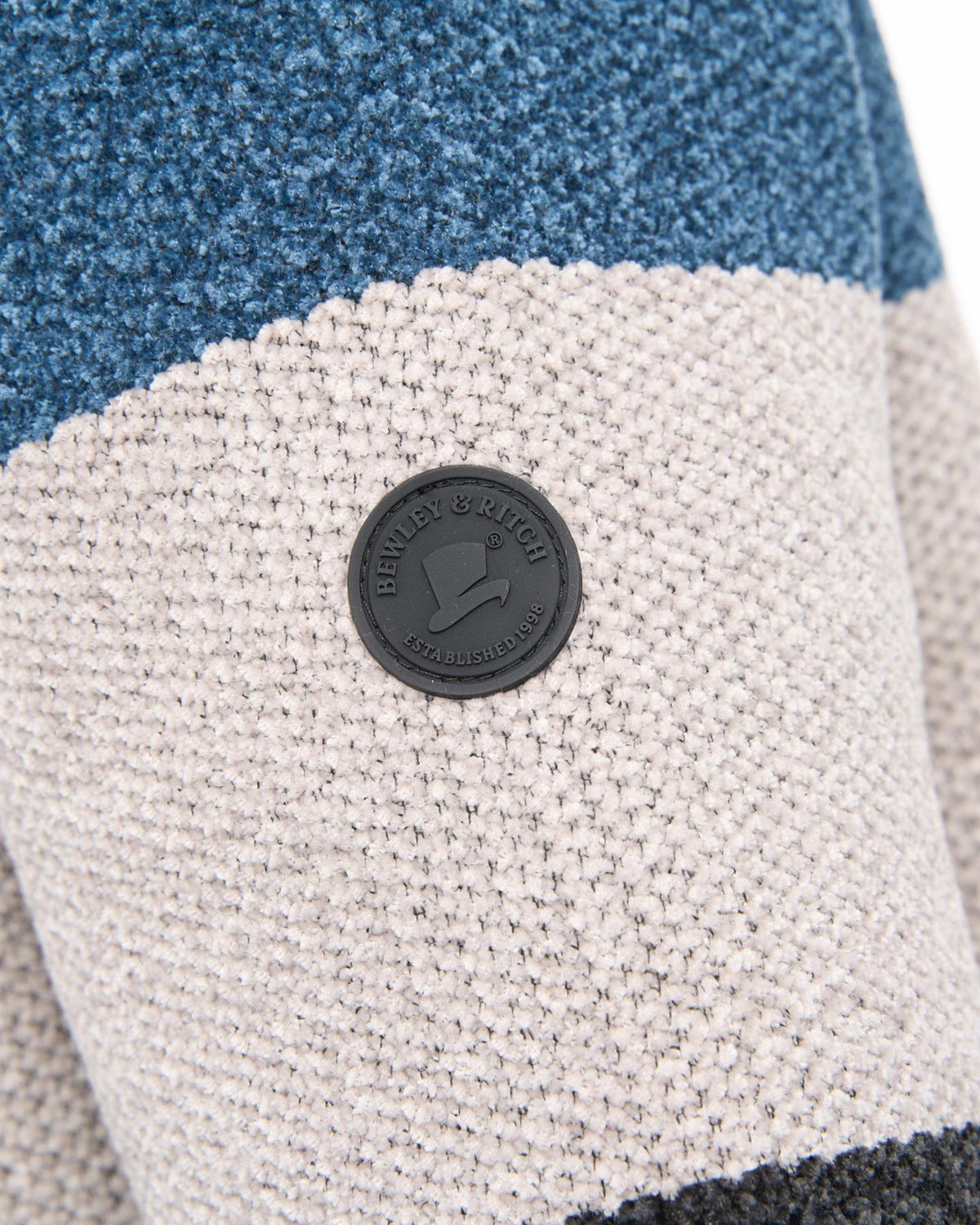 Rikmen Crew Neck Jumper Navy/Teal