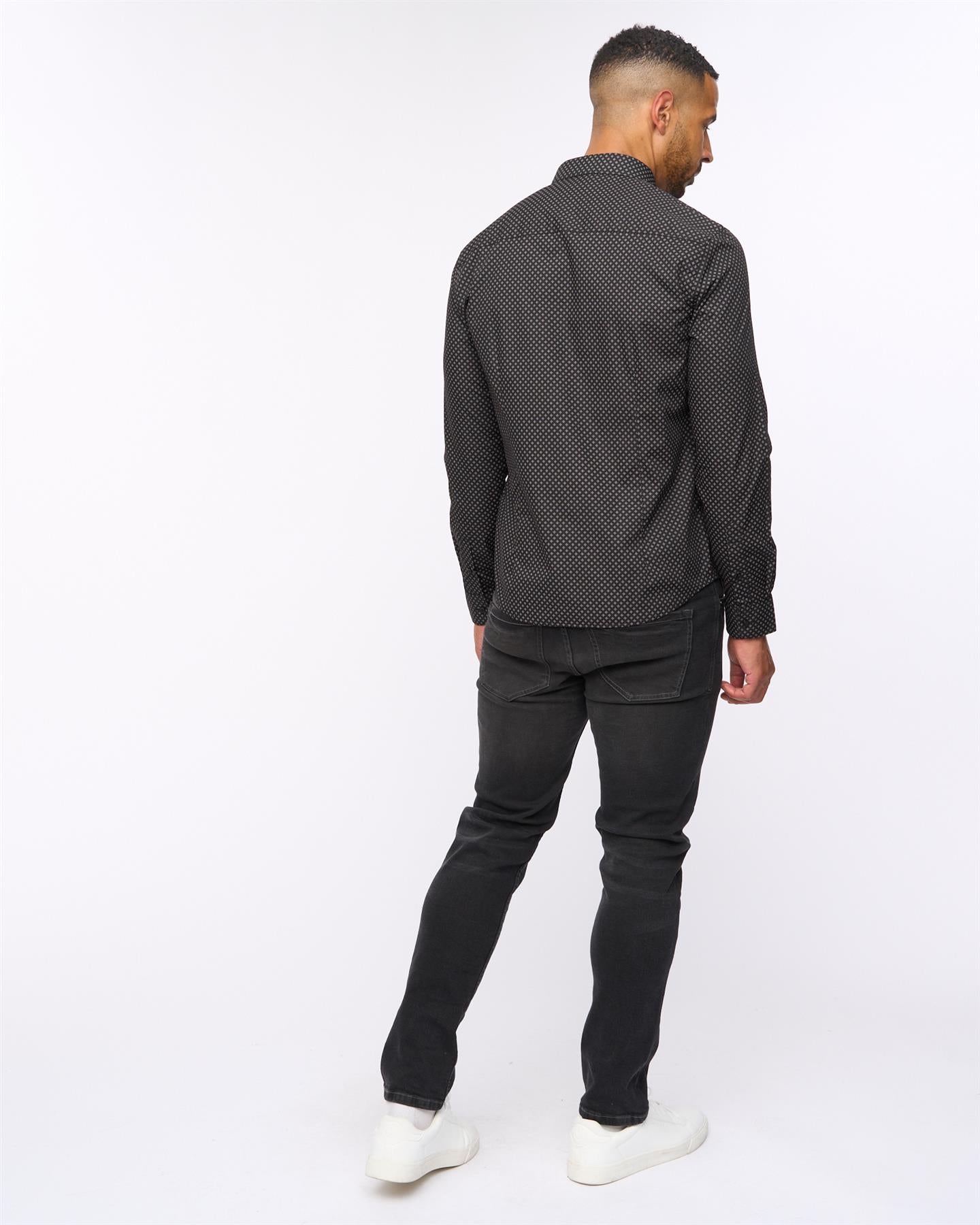 Hanshaw Shirt 2pk Black/White