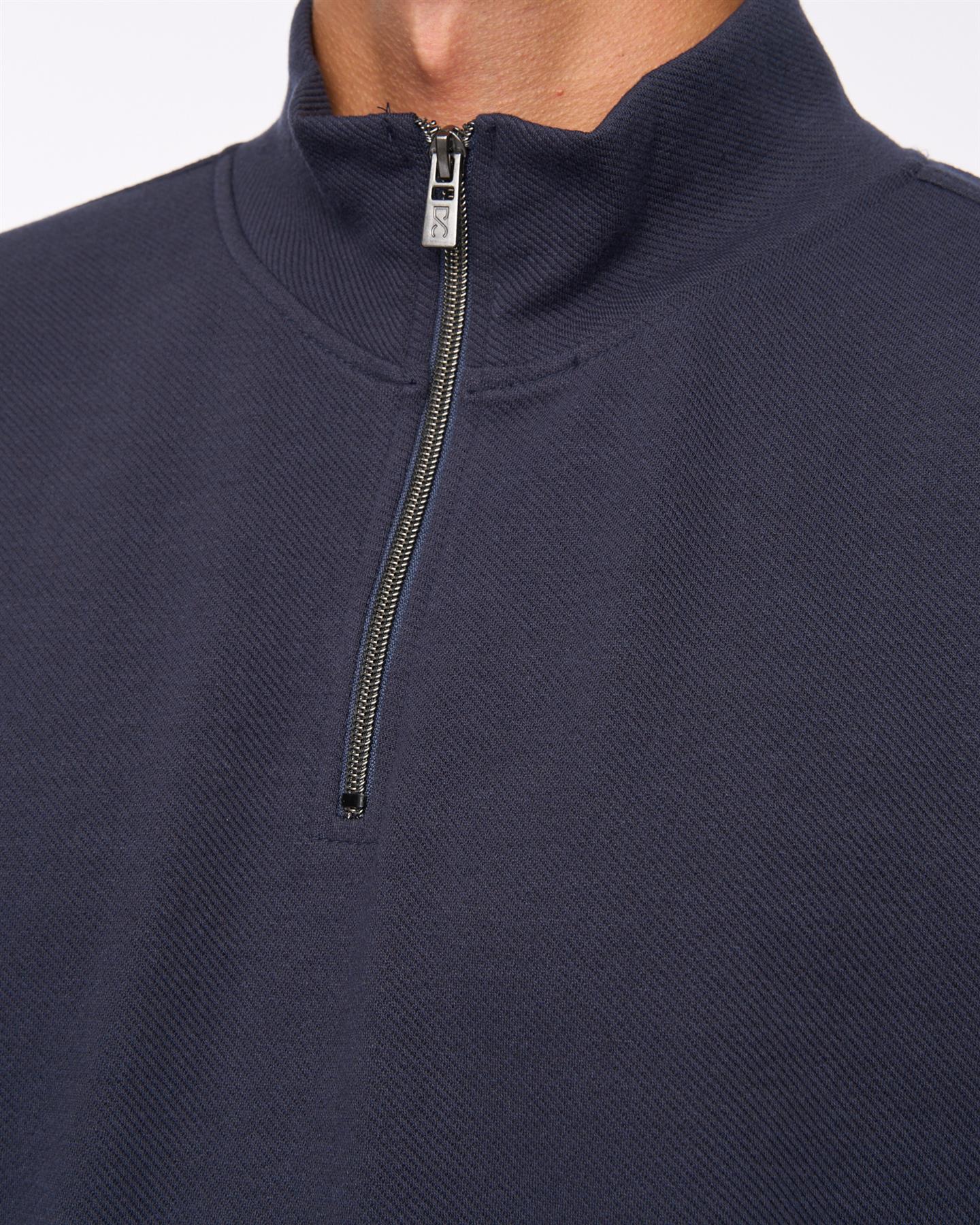 Mens Slellmoore 1/4 Zip Hoodie & Optimus Combat Joggers Set Navy