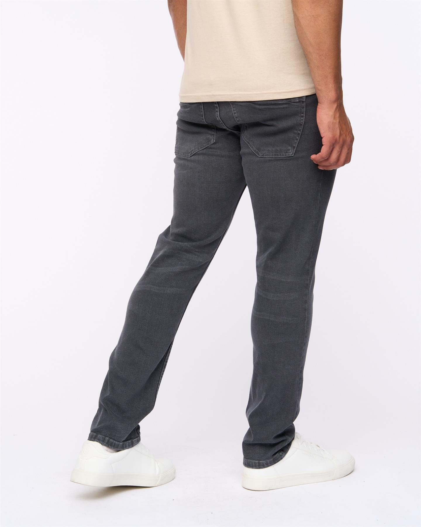 Mens Abingdon Slim Fit Jeans Grey