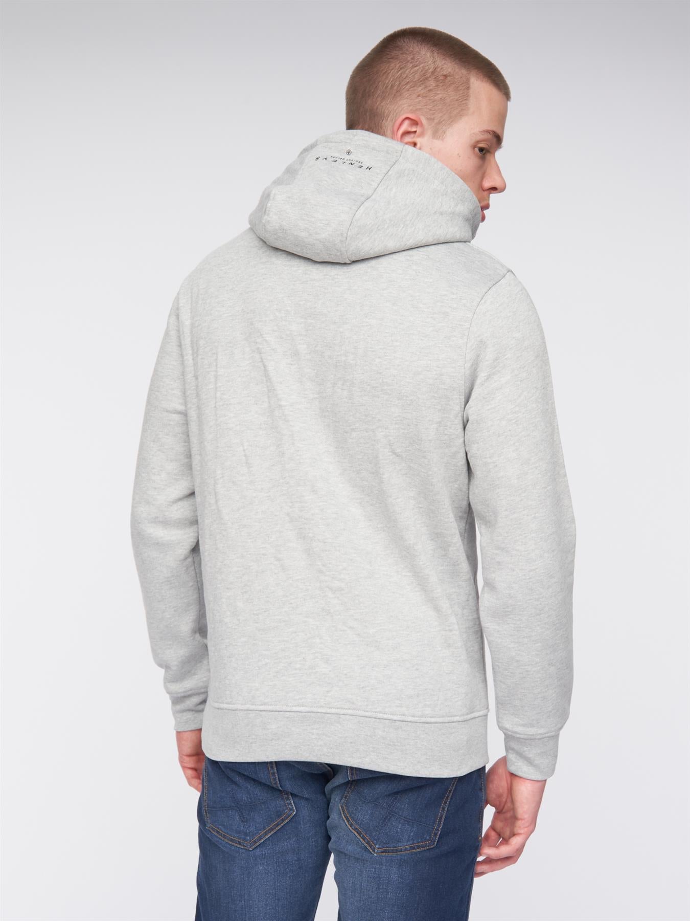 Mens Kilhen Hoodie Grey Marl