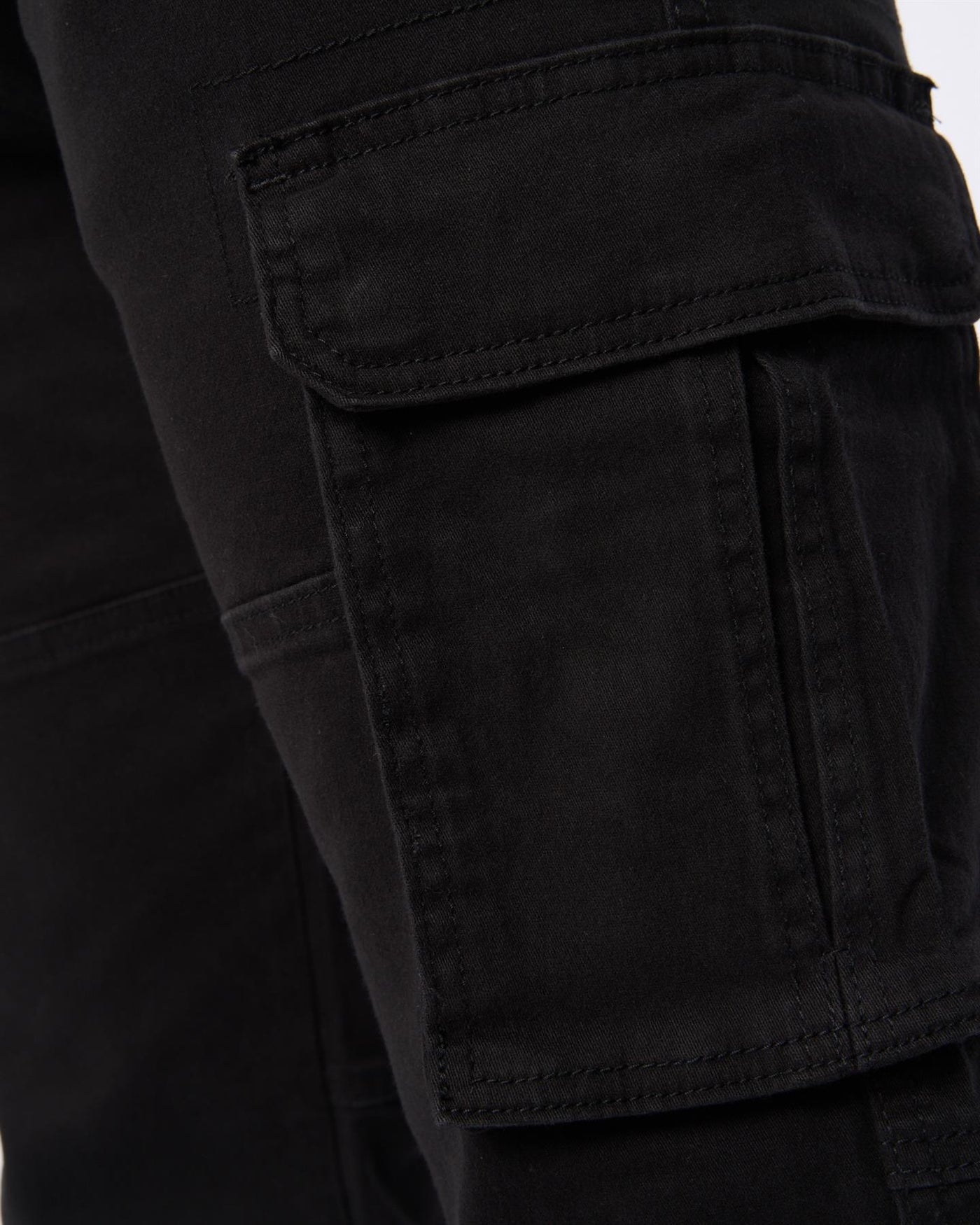 Mens Frentons Cargo Pants Black