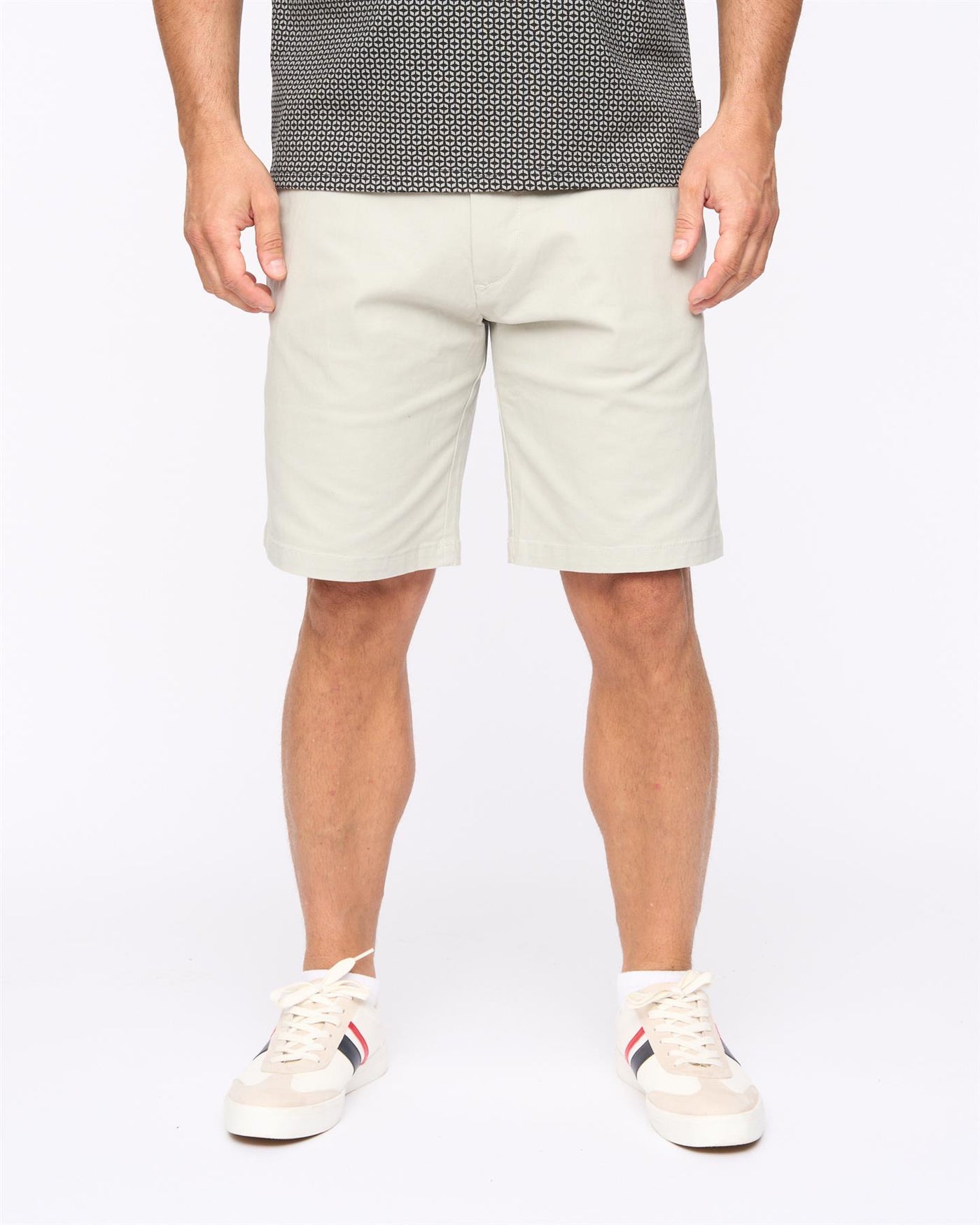 Mens Clarksten Chino Shorts Light Grey