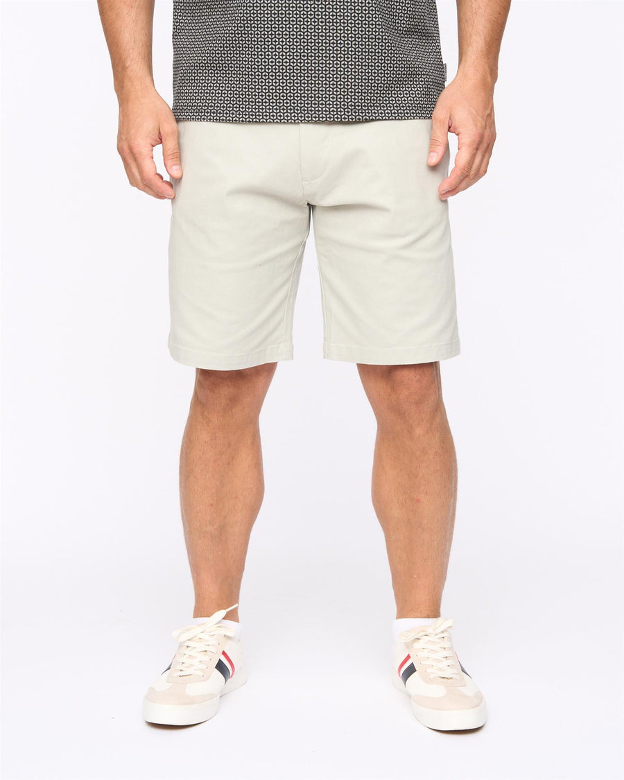 Mens Clarksten Chino Shorts Light Grey
