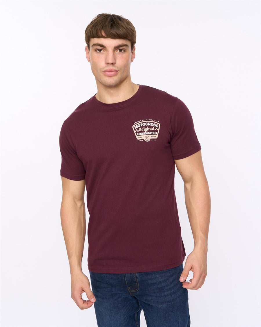 Mens Motocross T-Shirt Raisin