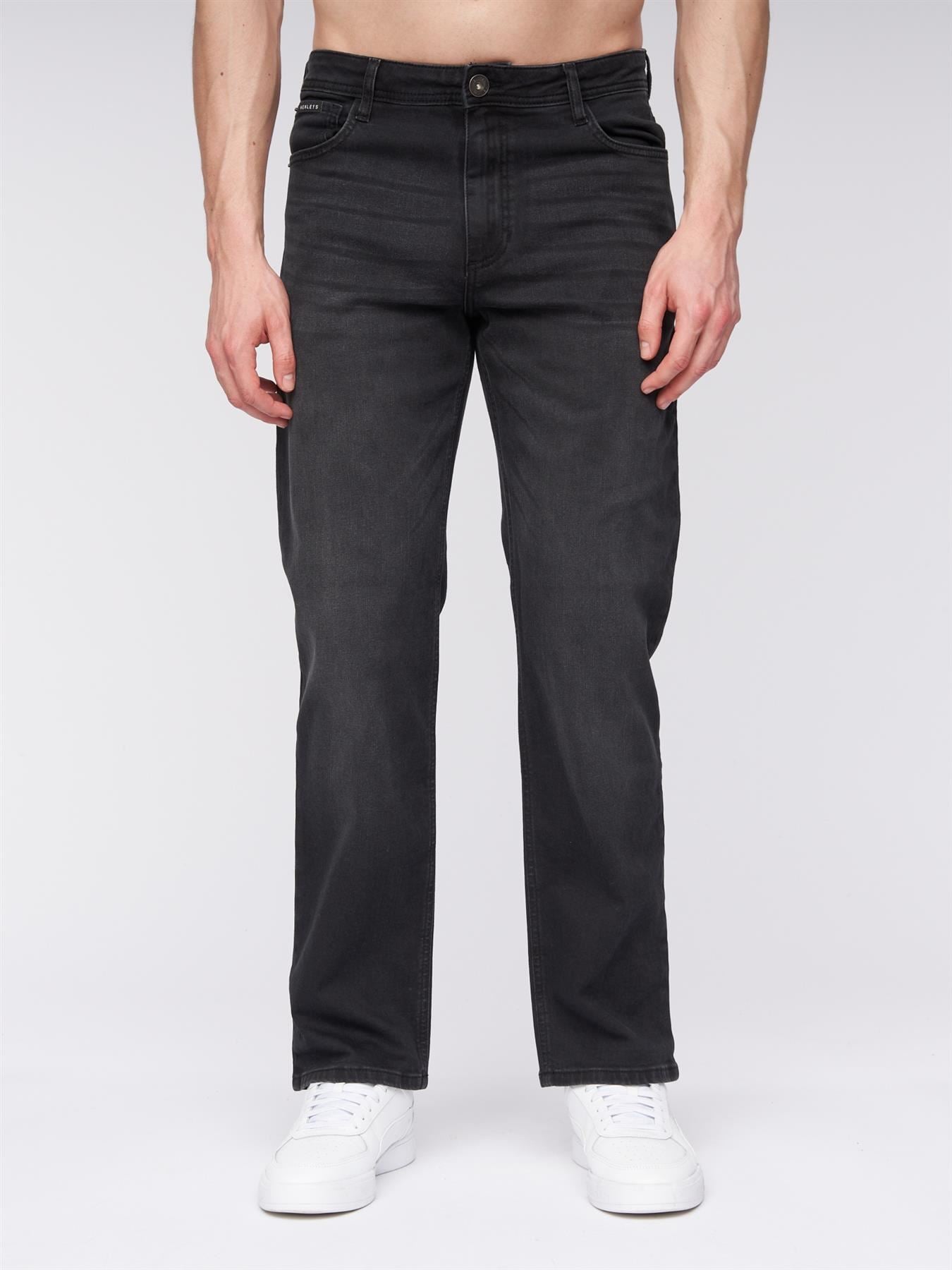 Mens Breeze Straight Fit Jeans Black Wash