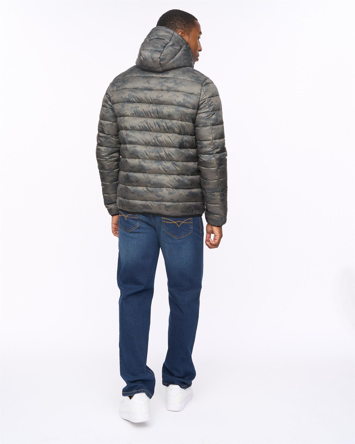 Mens Gattering Jacket Olive Camo