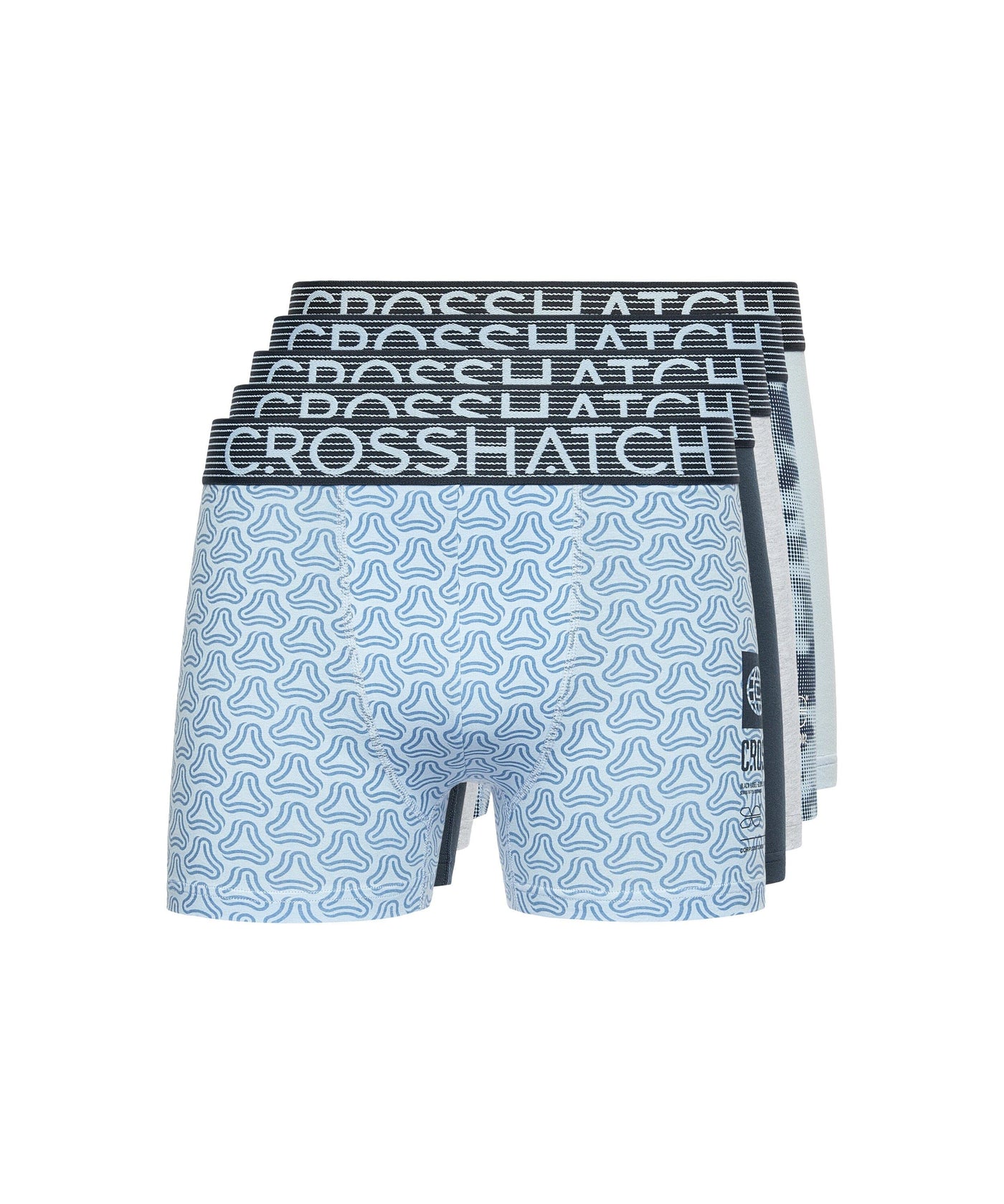 Mens Buzzard Boxers 5pk Navy