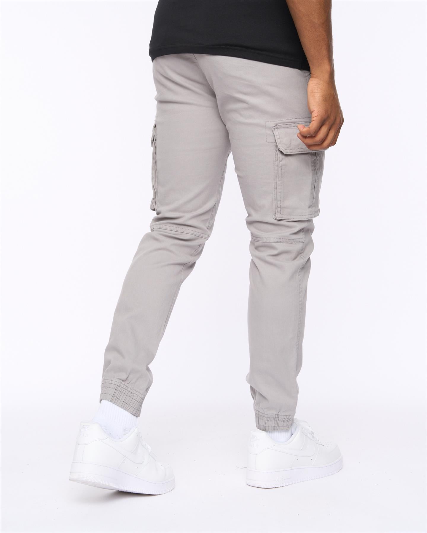 Mens Frentons Cargo Pants Grey