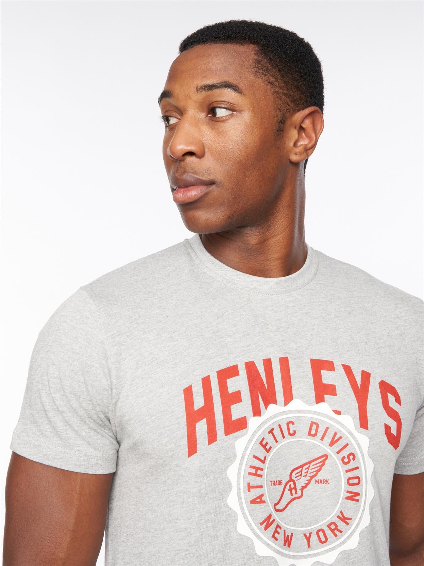 Mens Tipton T-Shirt Grey Marl