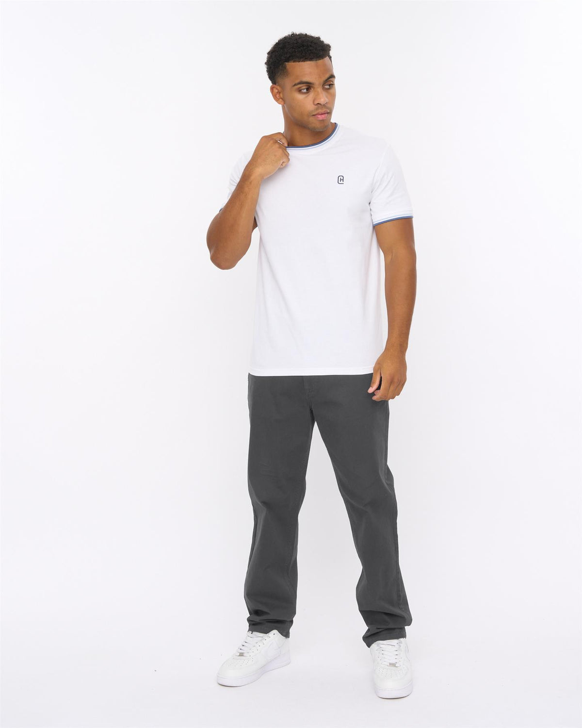 Mens Chalford Baggy Chinos Anthracite