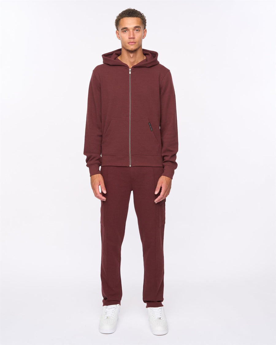 Mens Optimus Combat Joggers Wine
