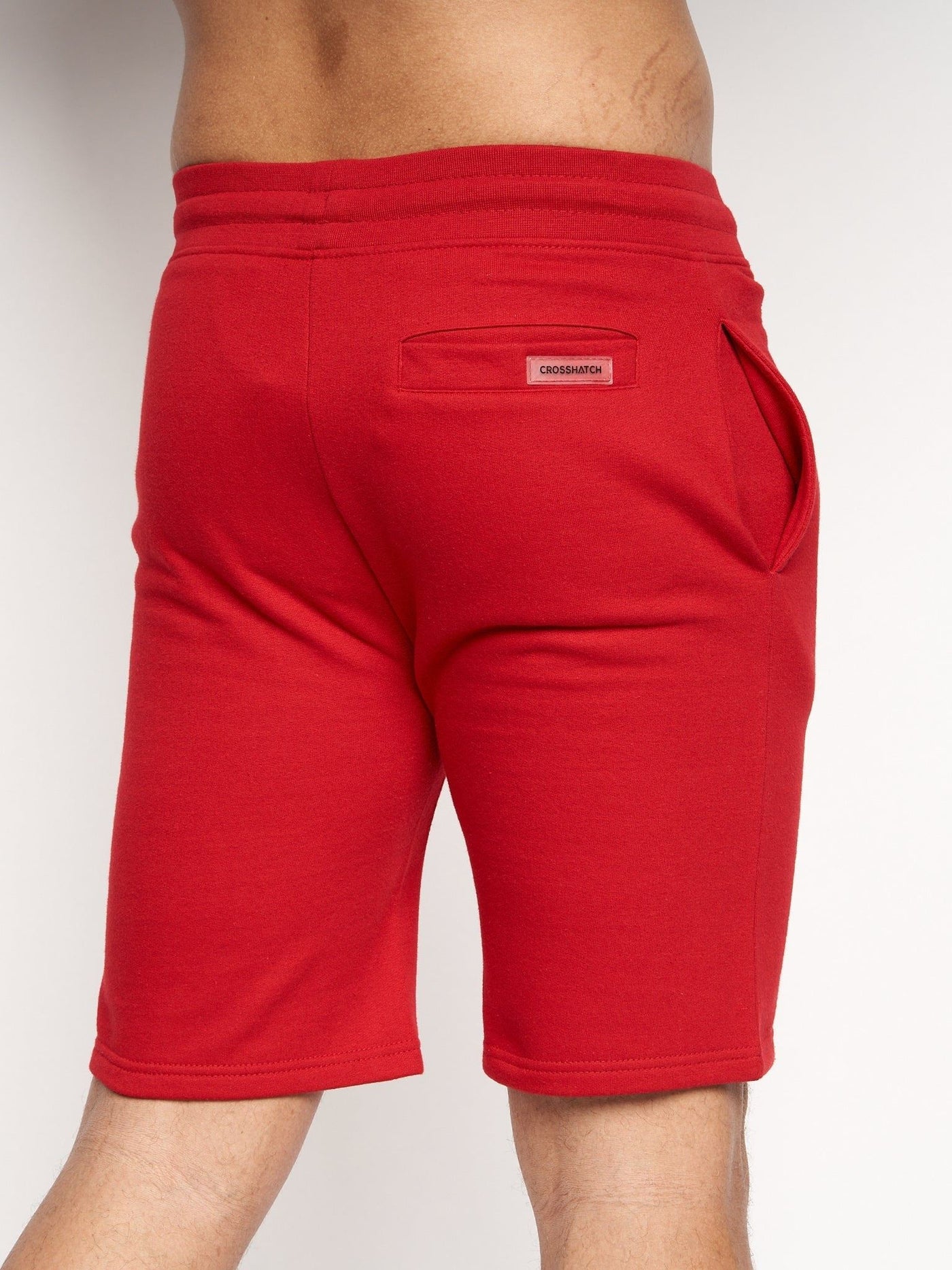 Mens Bengston Jog Shorts Red