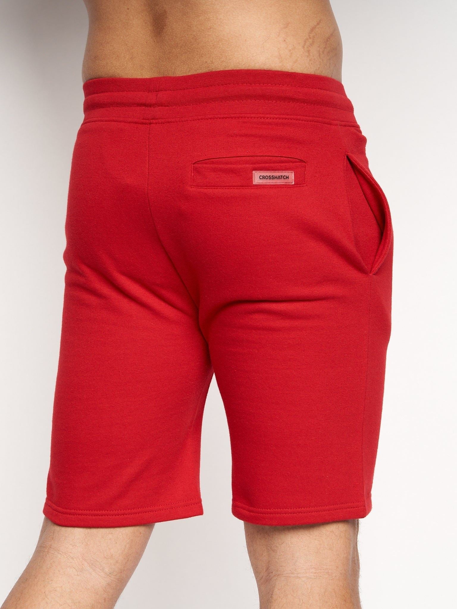 Mens Bengston Jog Shorts Red
