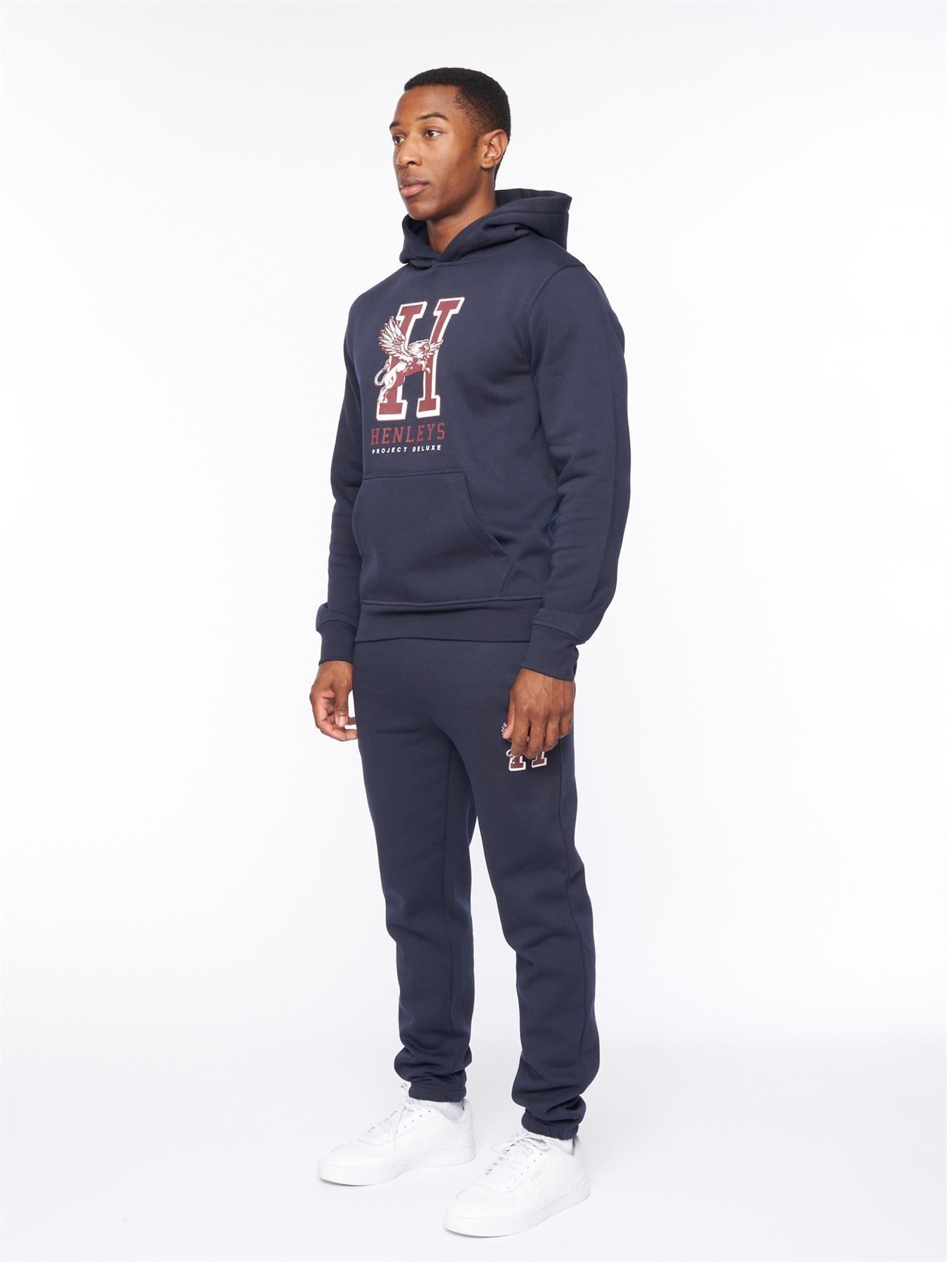 Mens Belton Hoodie Navy