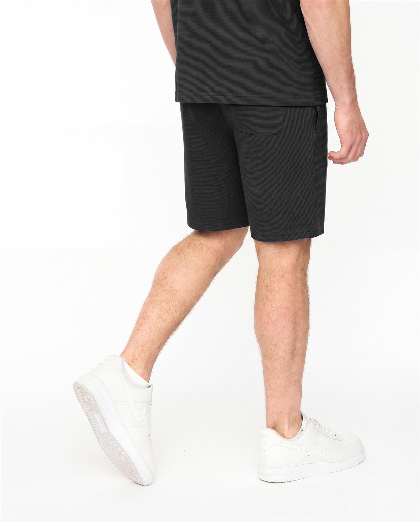 Mens Hartlay T-Shirt & Shorts Set Black