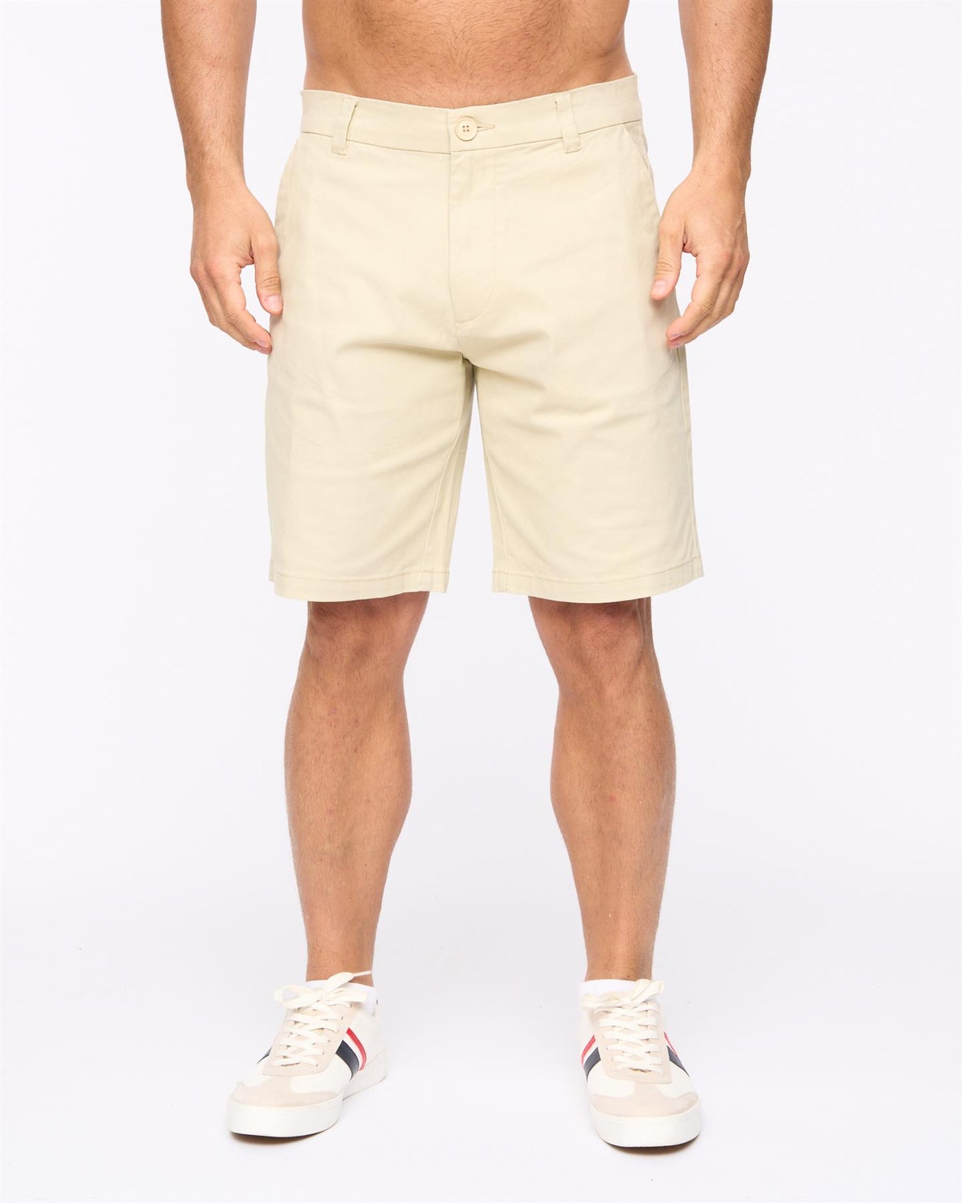Mens Clarksten Chino Shorts Stone