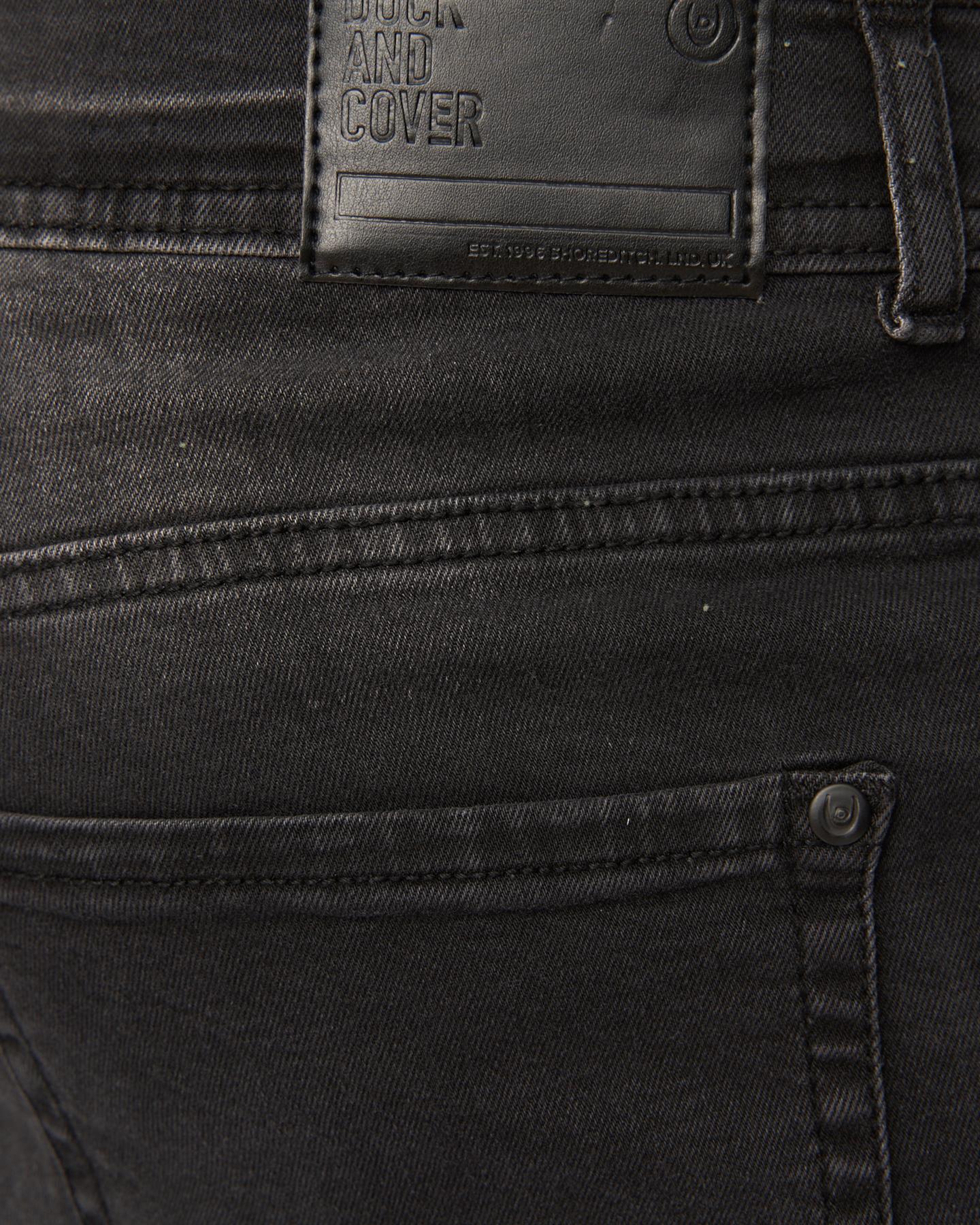 Mens Kelvyn Relaxed Fit Jeans Black