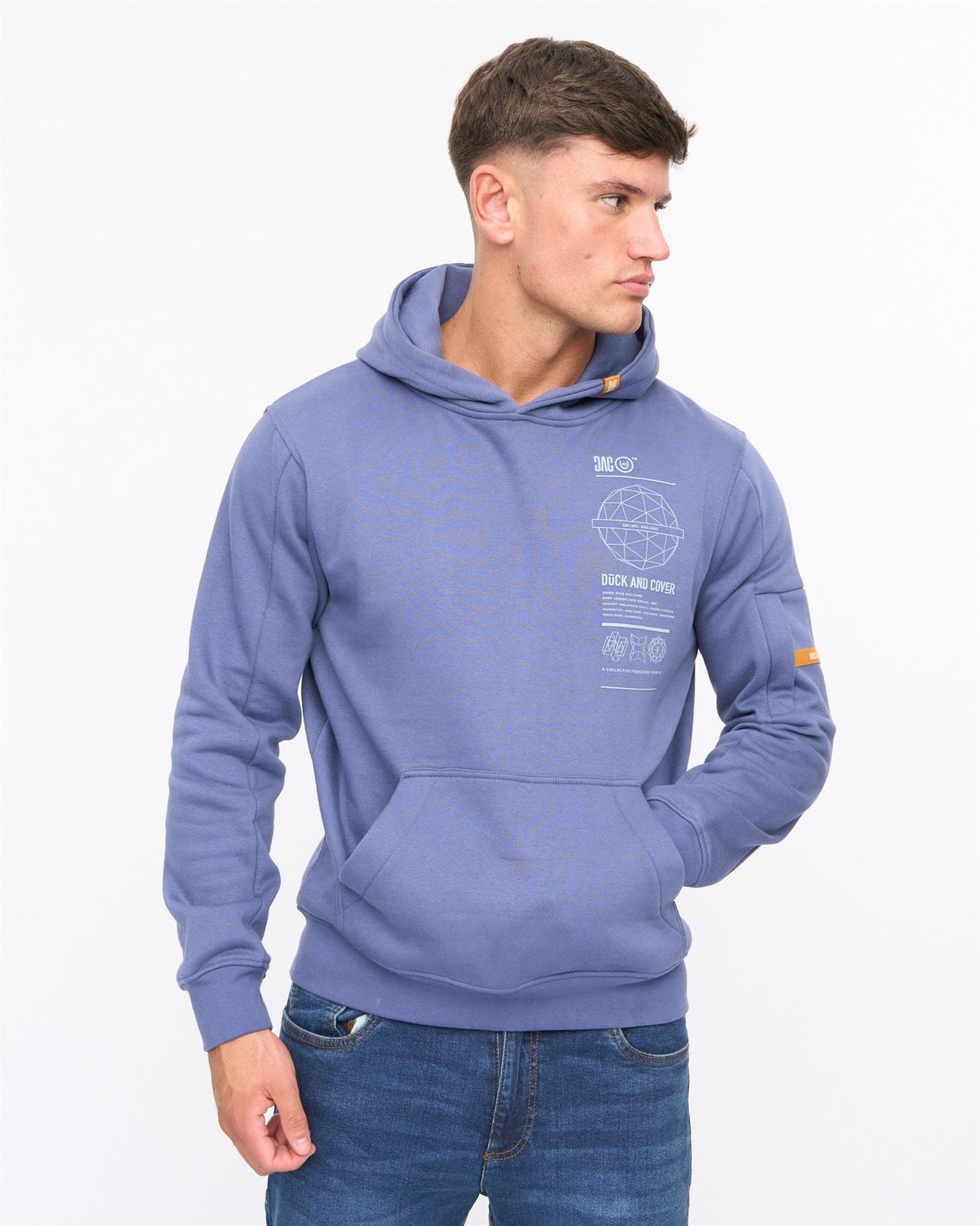 Mens Ashland Hoodie Denim Blue