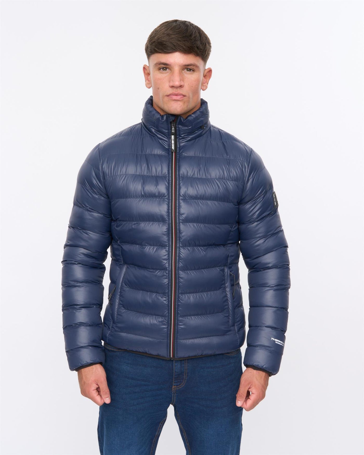 Mens Shemmy Two Quilted Jacket Navy