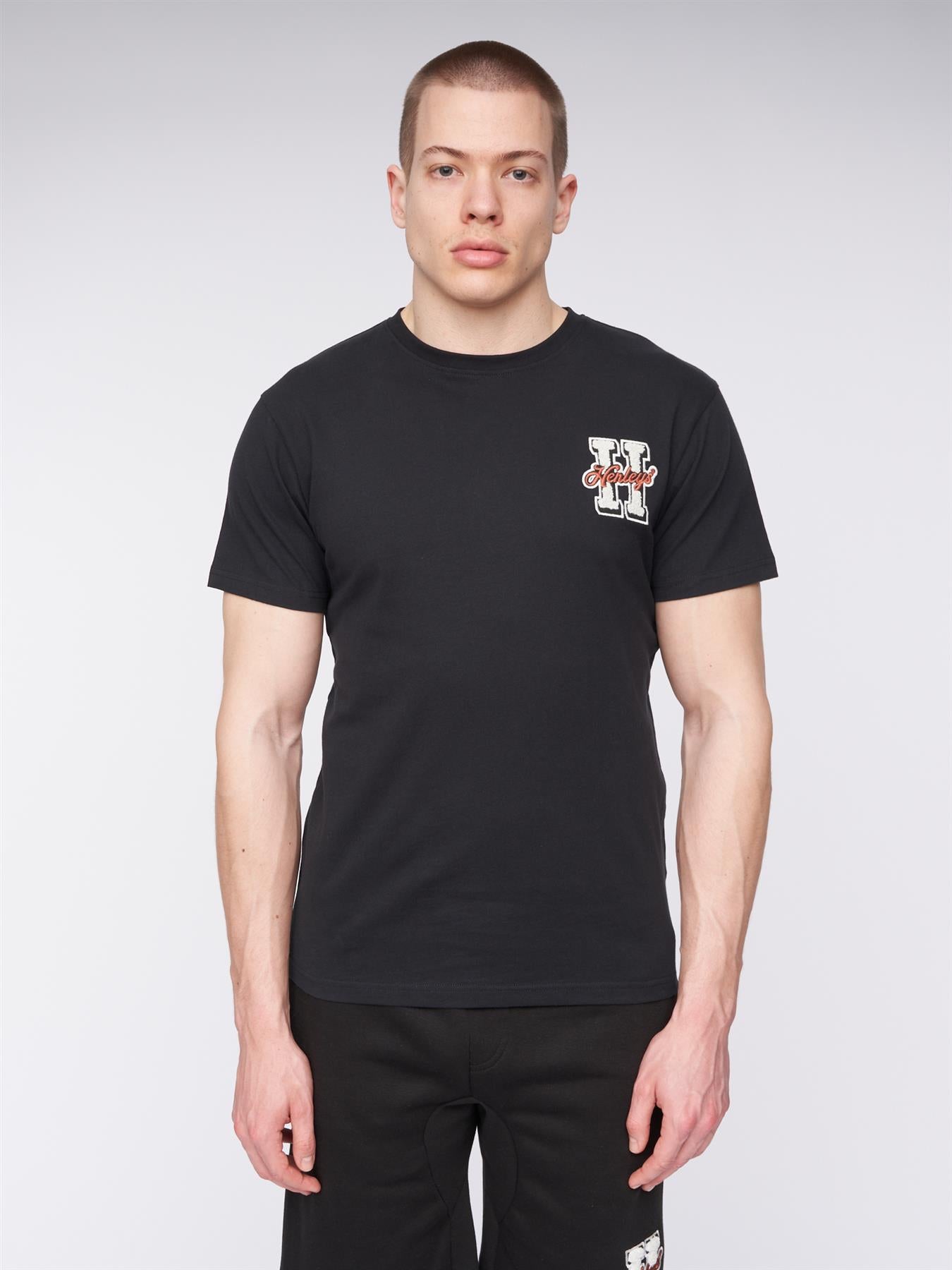 Mens Aitchen T-Shirt Black