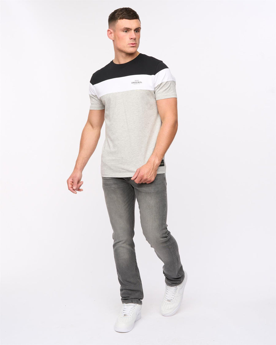 Mens Svelte Slim Fit Stretch Jeans Grey Wash