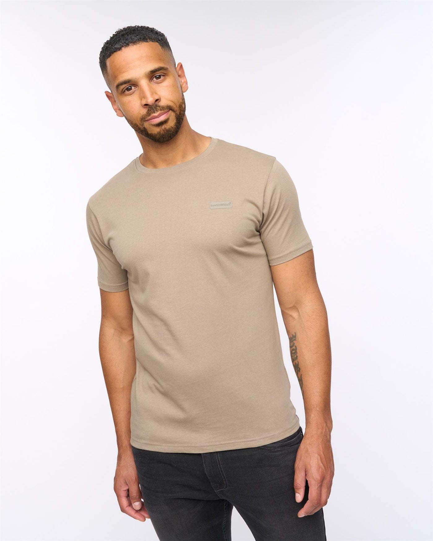 Mens Amonite T-Shirt Taupe
