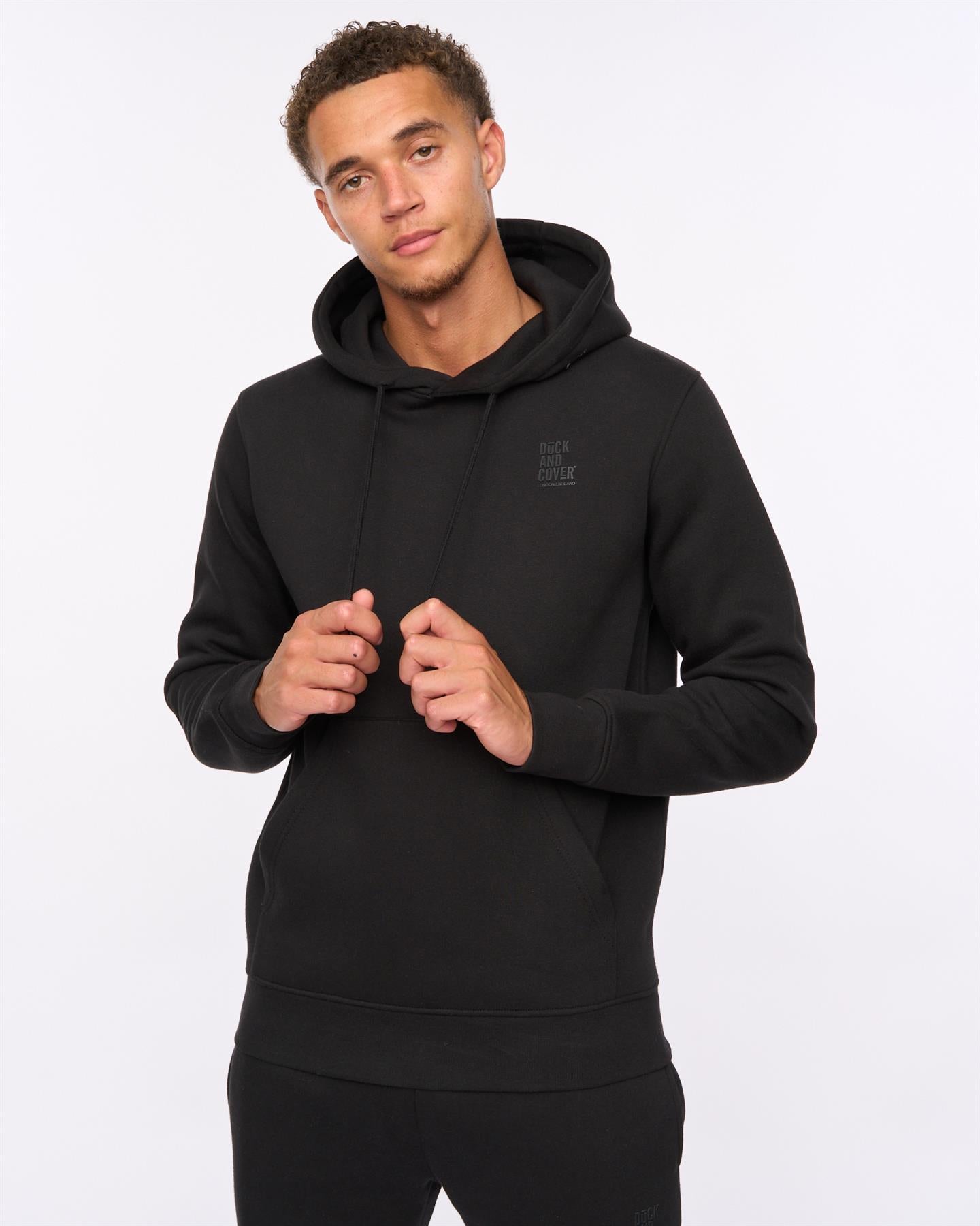 Mens Merchell Jog Set Black