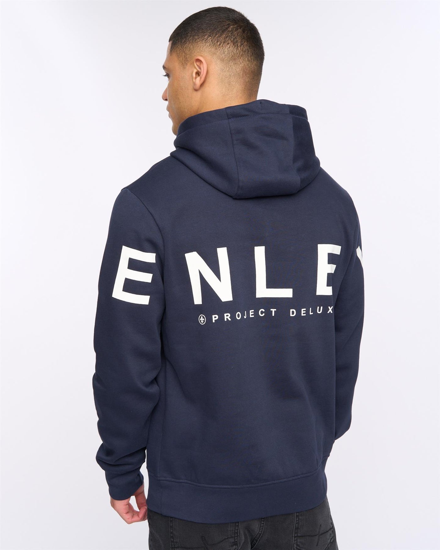 Mens Hensleeve Hoodie Navy