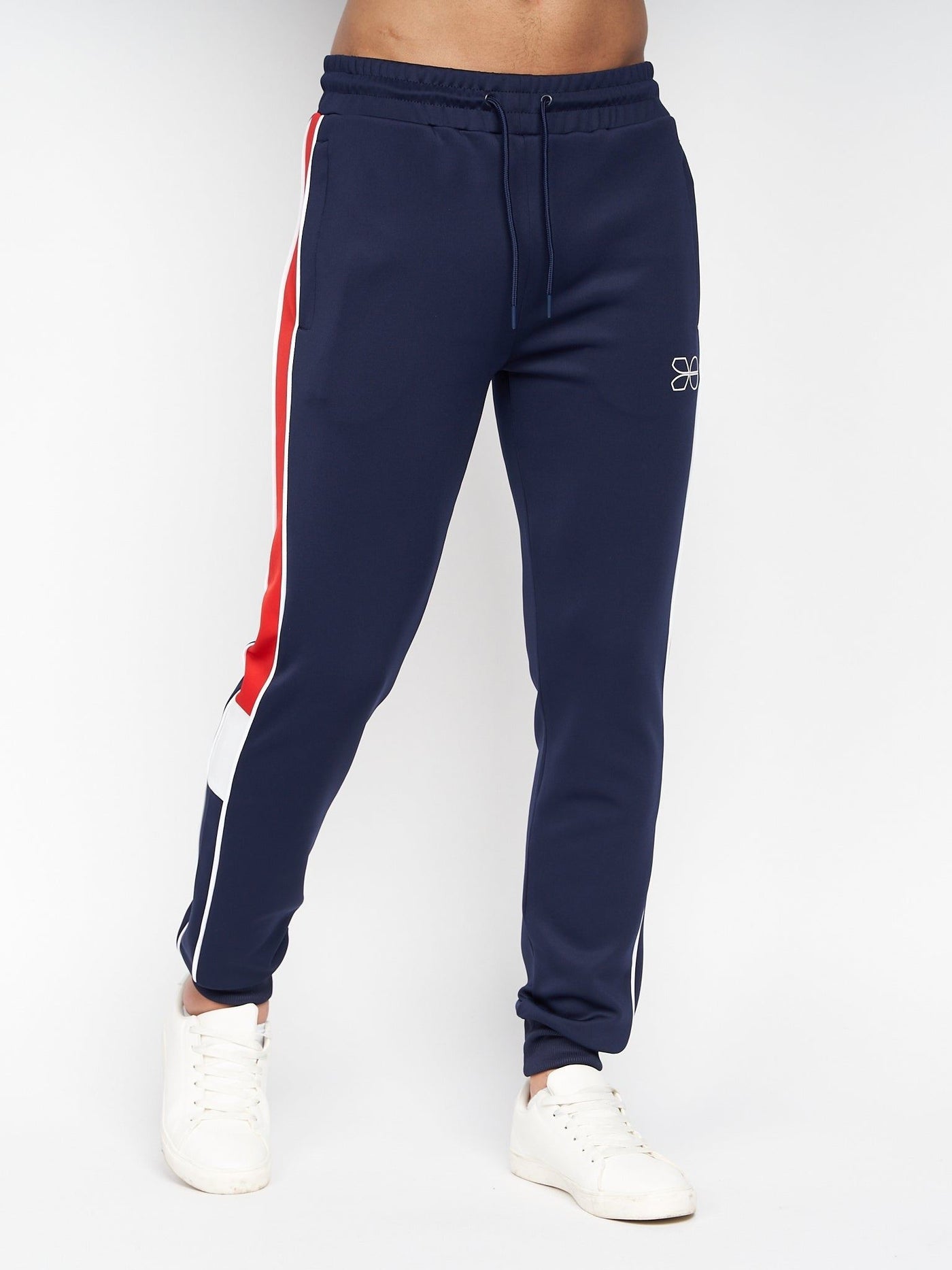 Mens Chinooks Tracksuit Navy/Red
