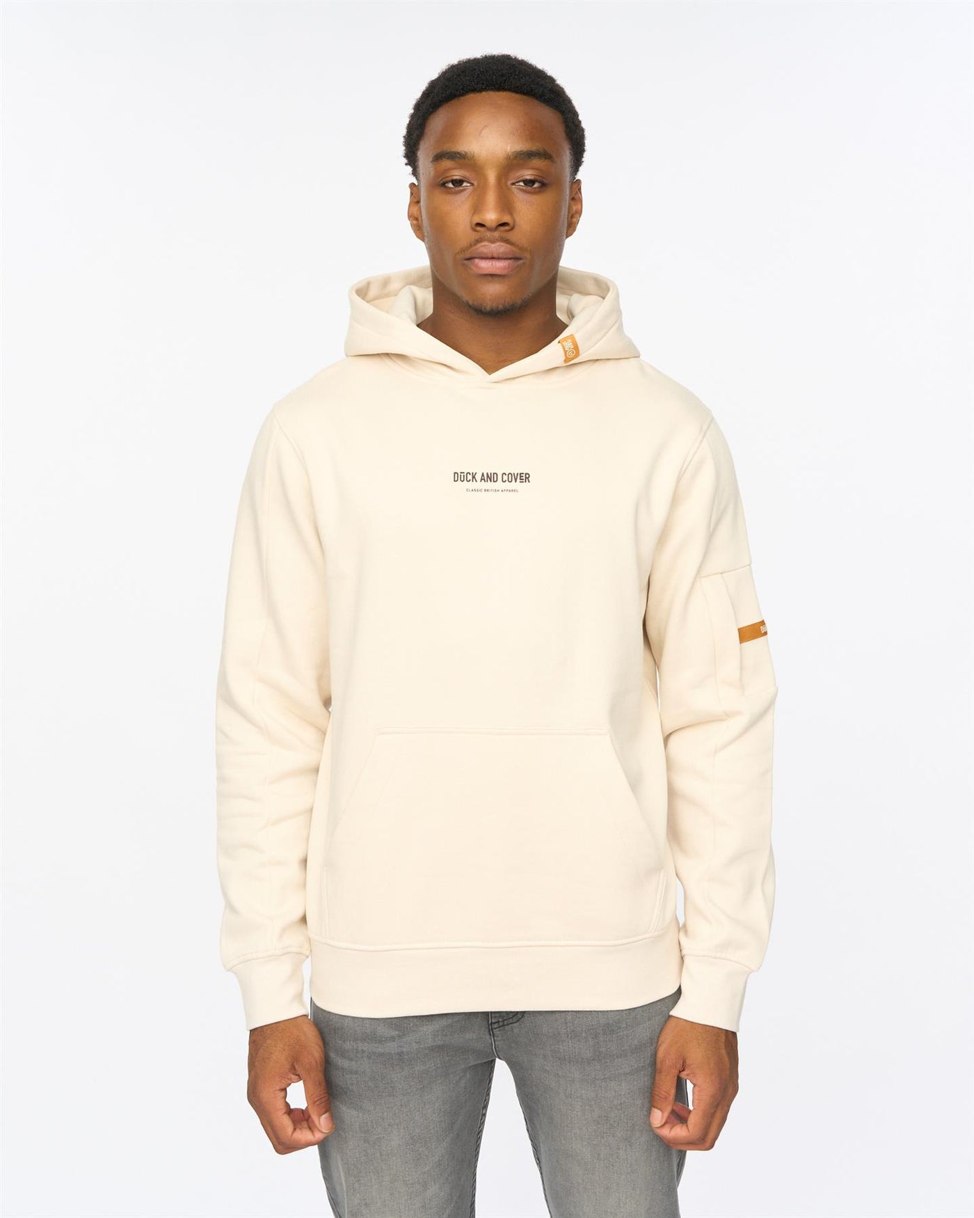 Mens Brammers V2 Hoodie Off White
