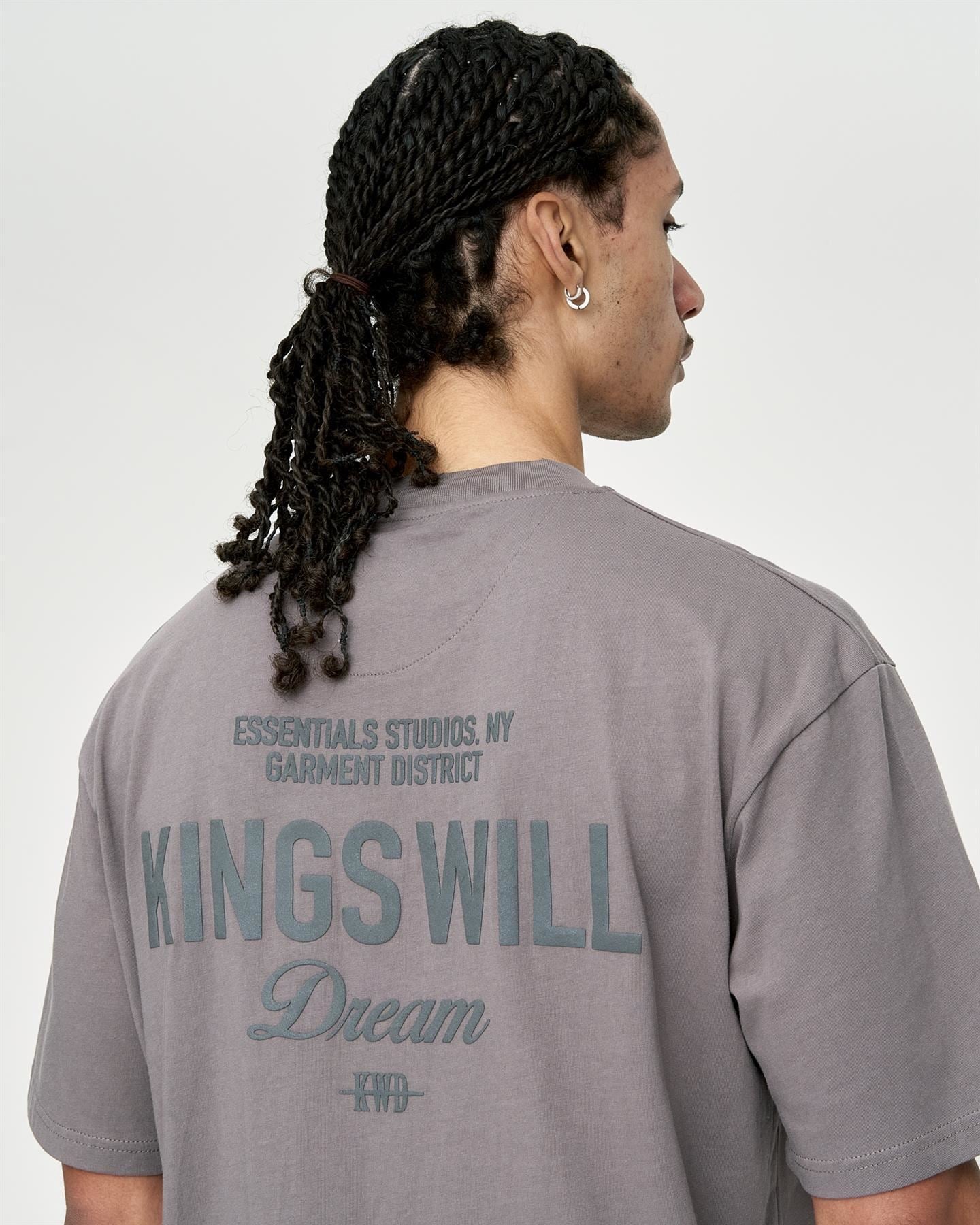 Mens Studio Garment District T-Shirt Grey