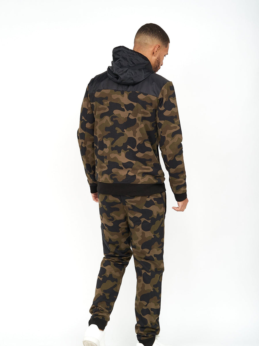Mens Velmax Hoodie Forest Camo