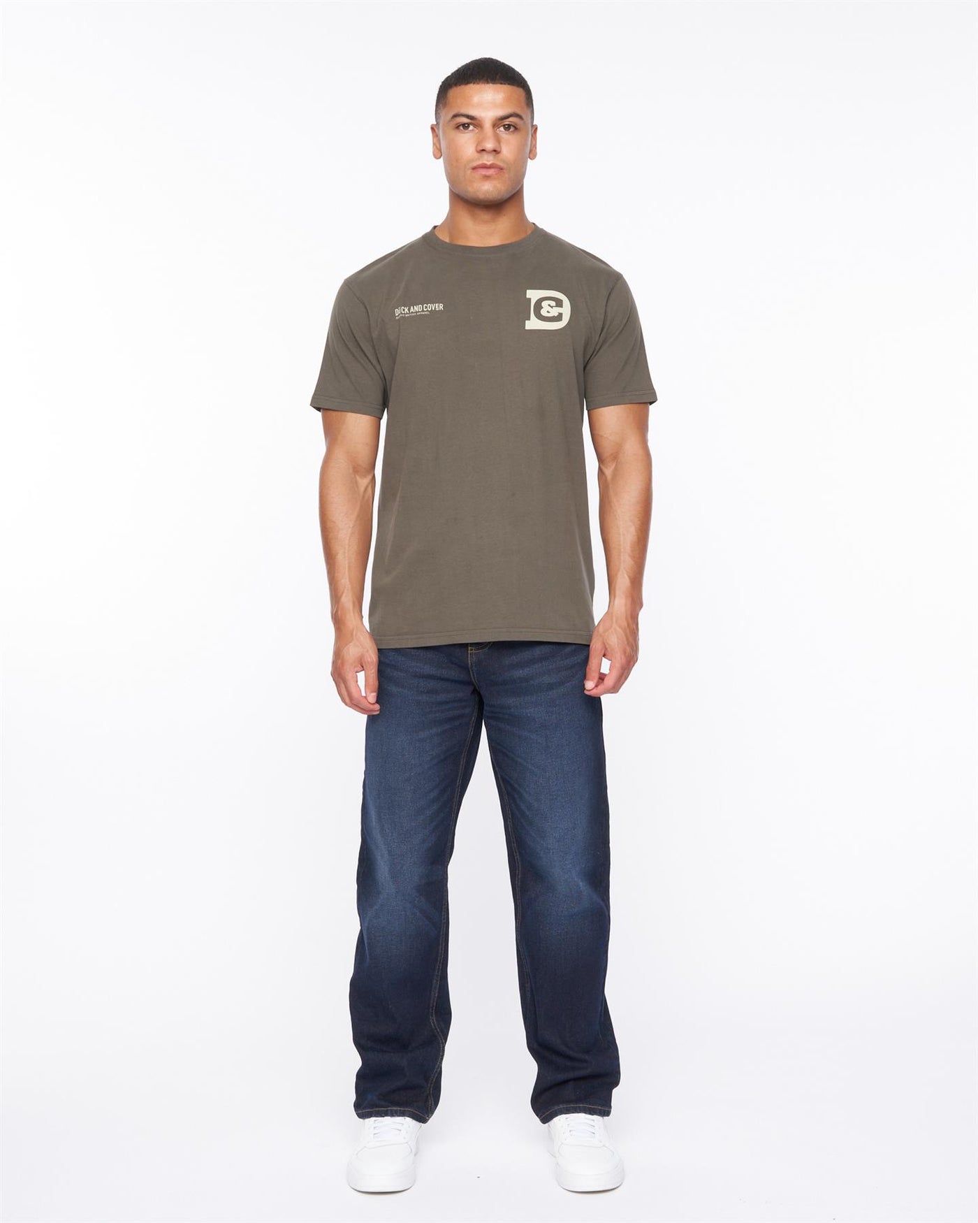 Mens Gemtas T-Shirt Dark Olive