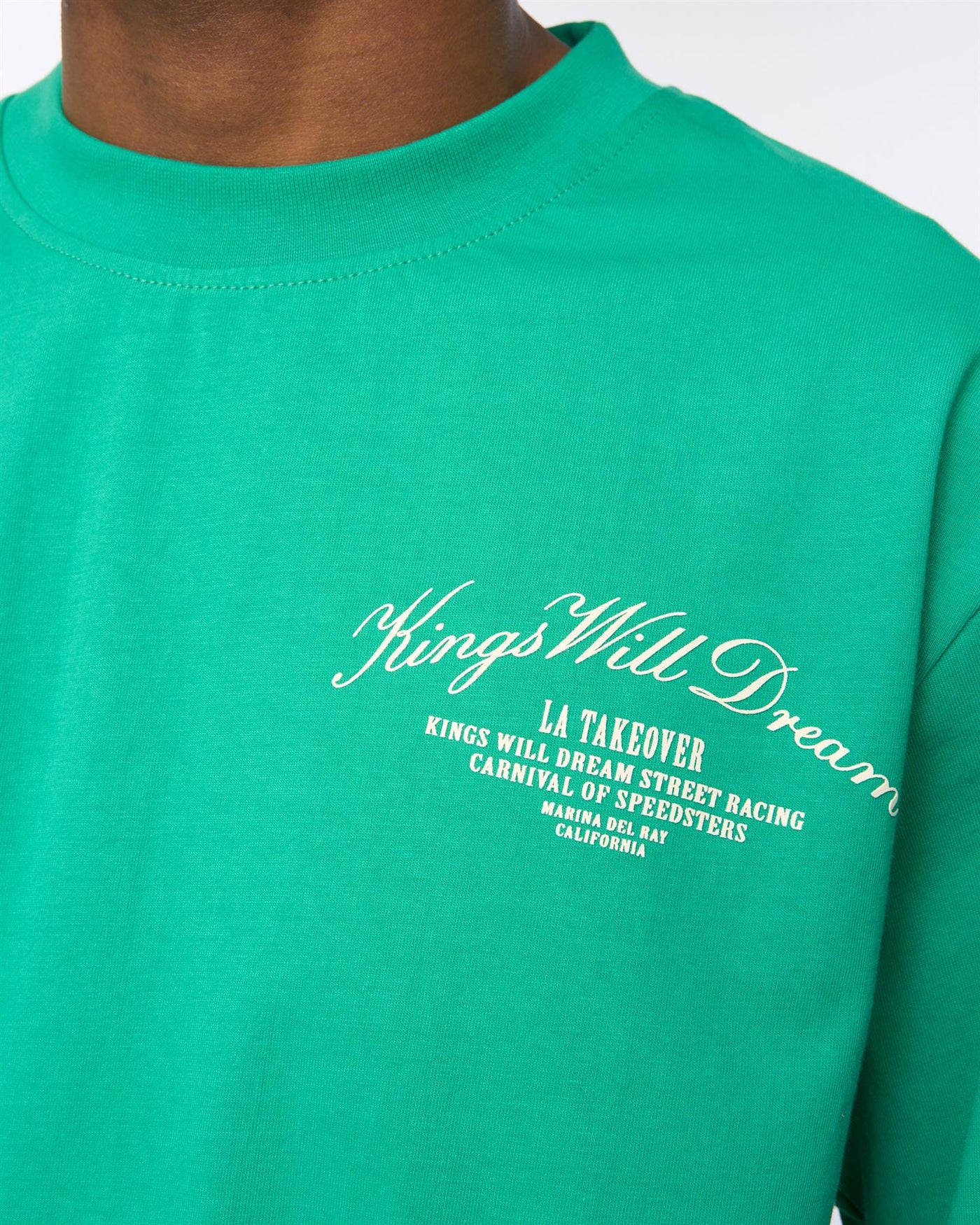 Mens Arch Oversized T-Shirt Green