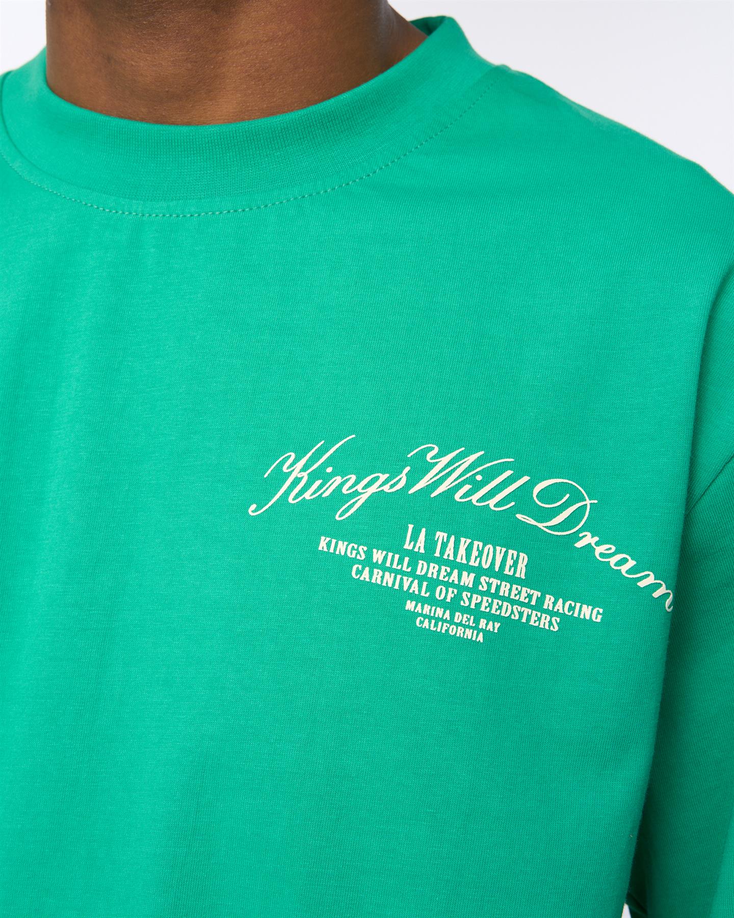 Mens Arch Oversized T-Shirt Green