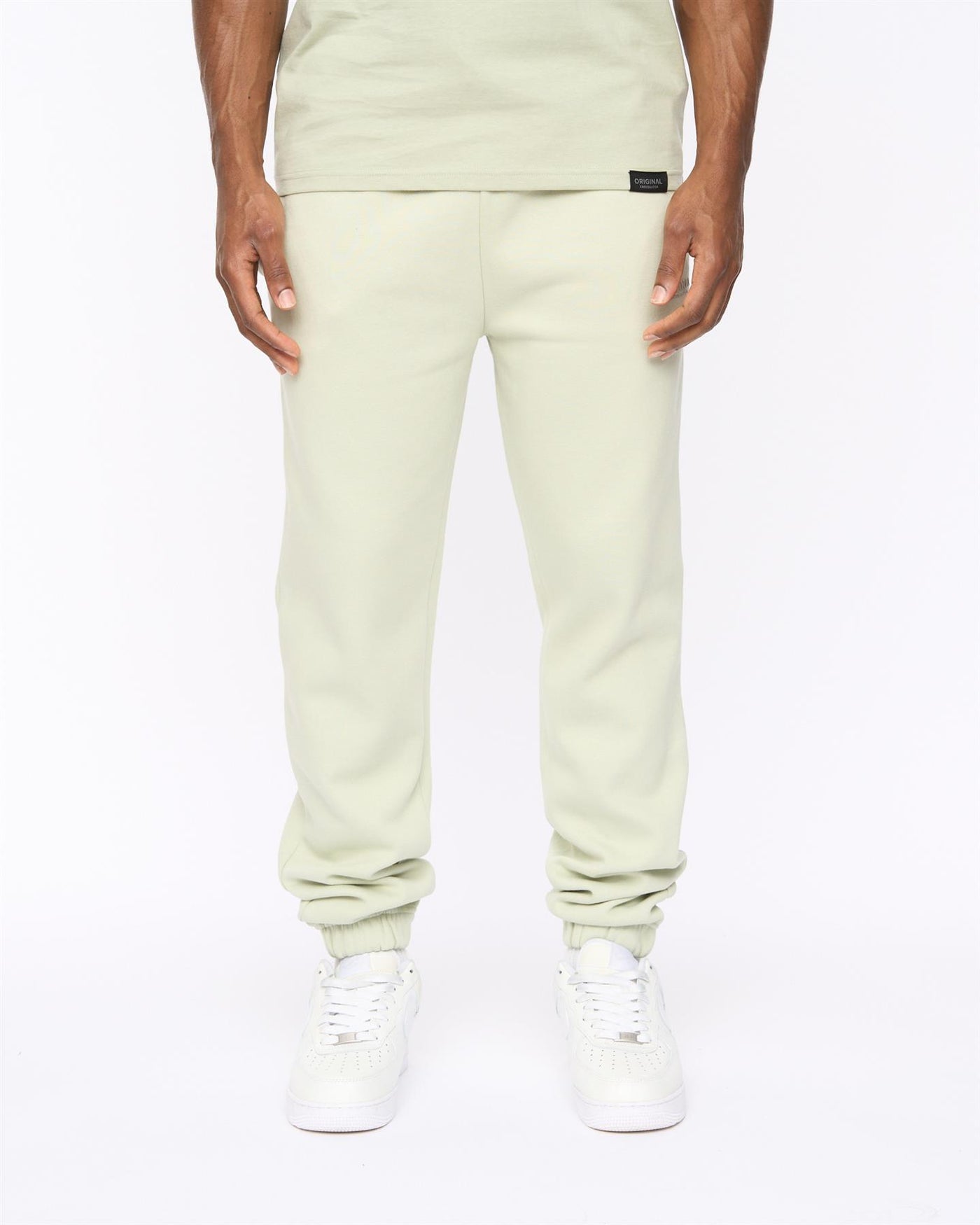 Mens Preece Joggers Light Olive