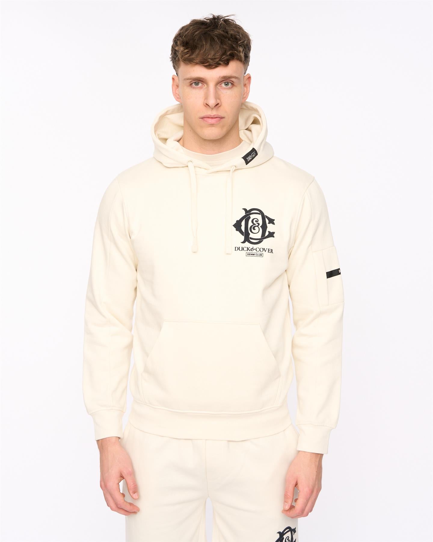 Mens Randolph Hoodie Light Stone