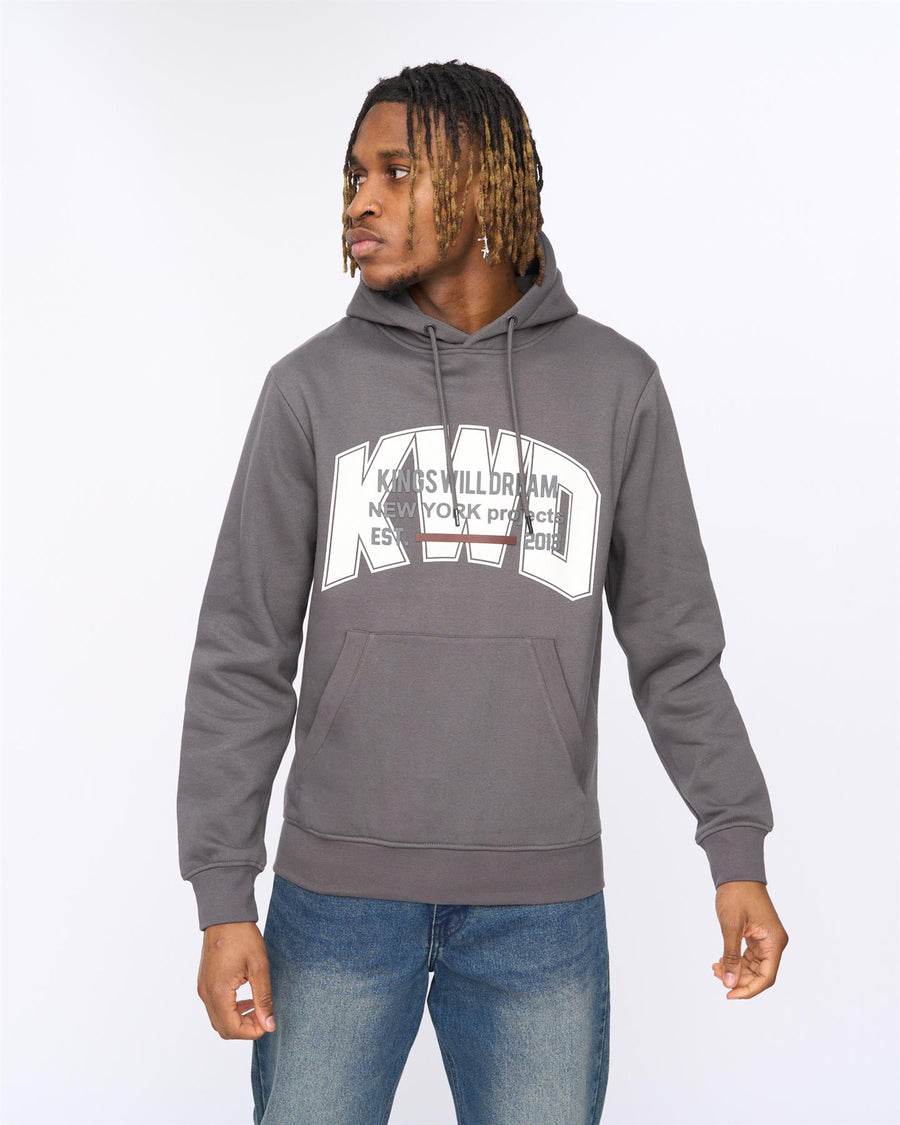 Mens Typeover Hoodie Asphalt