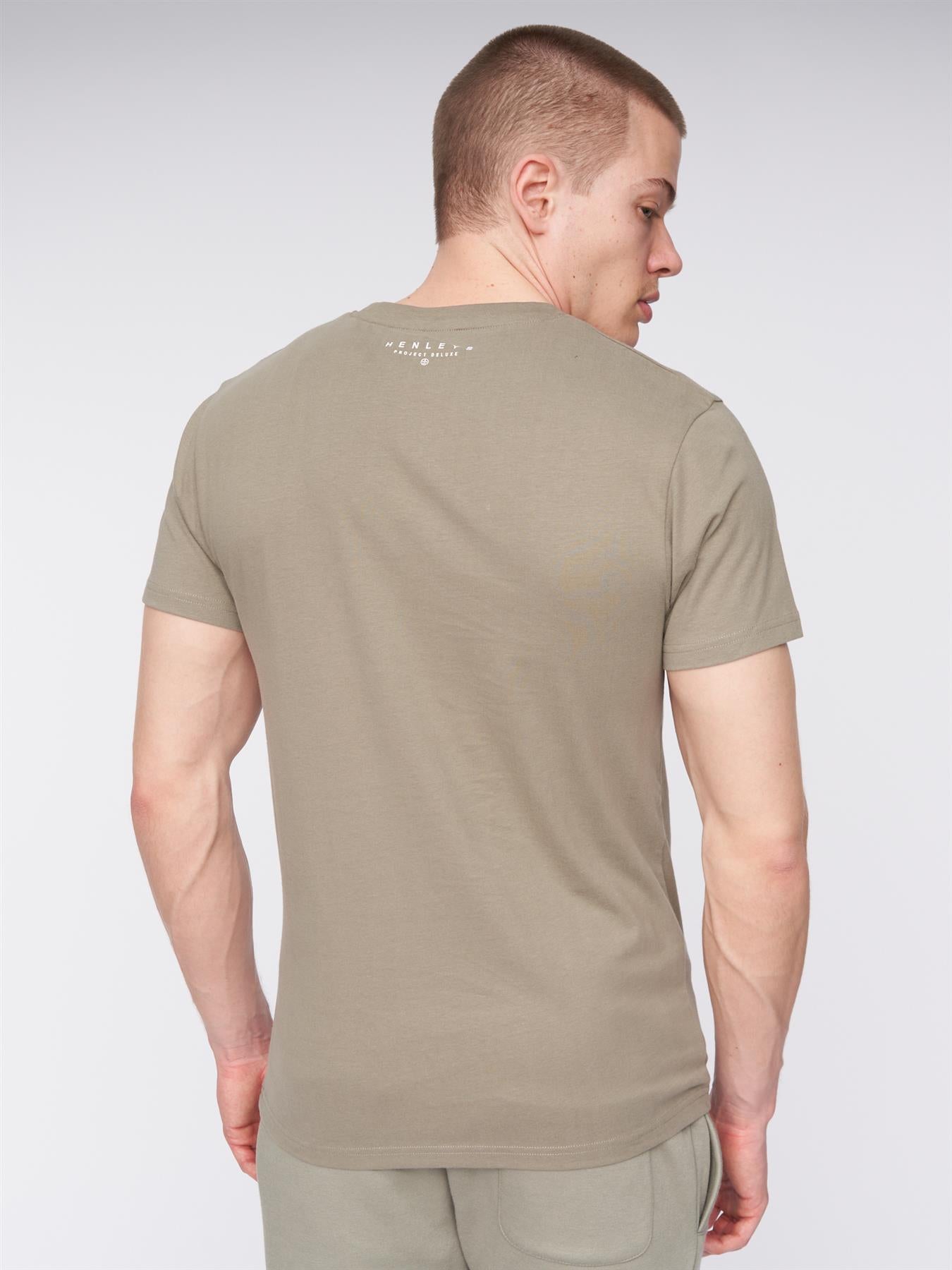 Mens Aitchen T-Shirt Dusky Olive