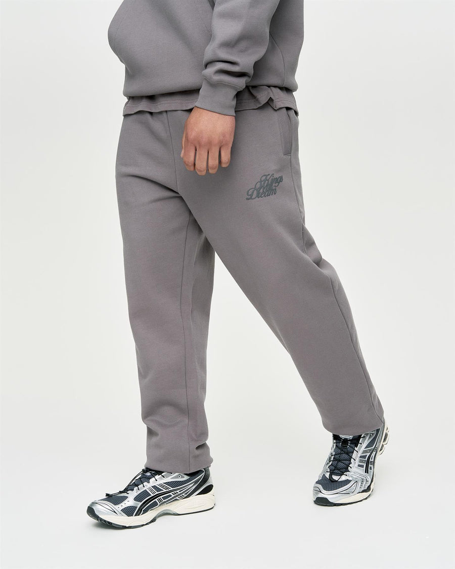 Mens Studio Scripted Joggers Mid Grey