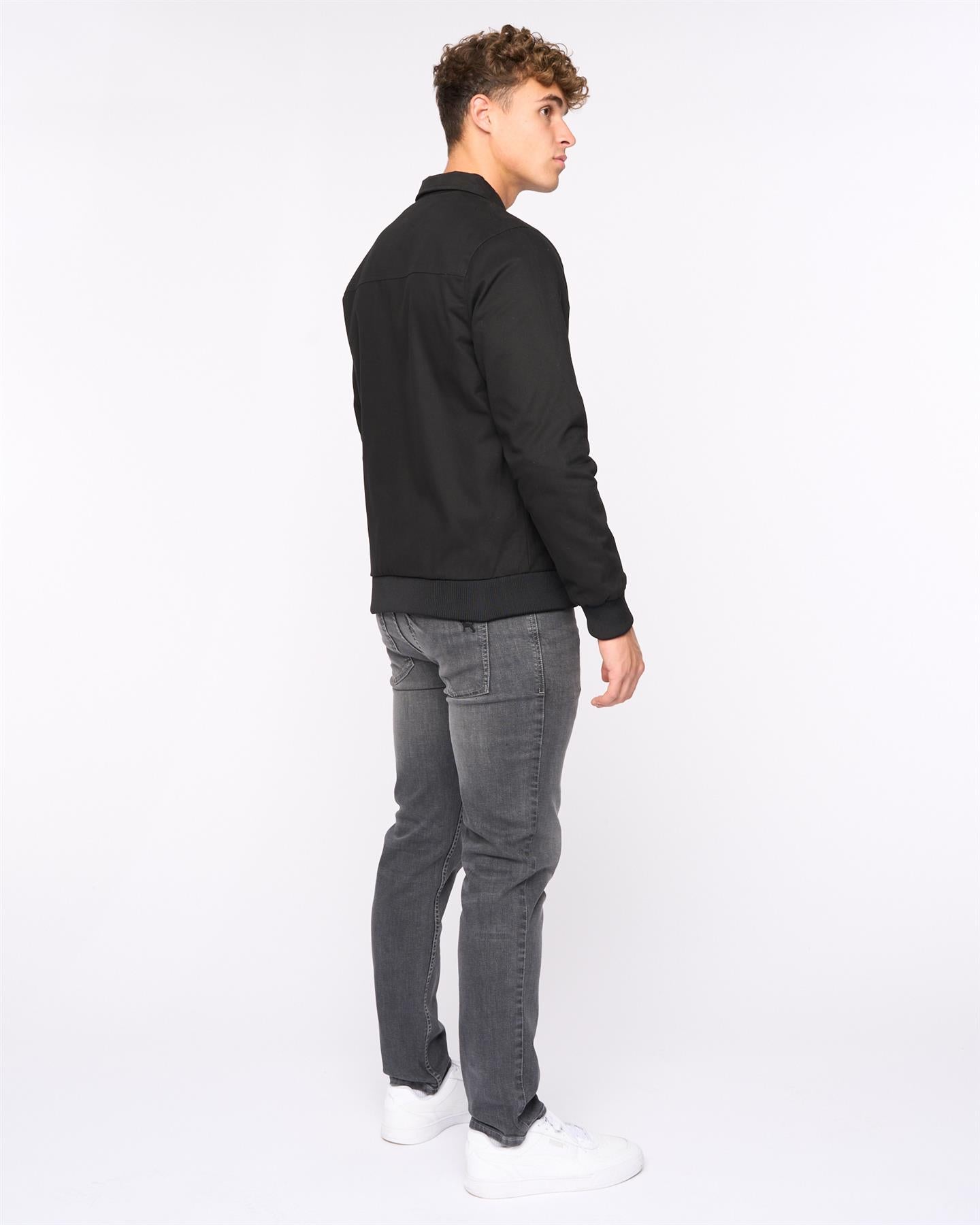 Mens  Dartmoore Harrington Twill Jacket Black