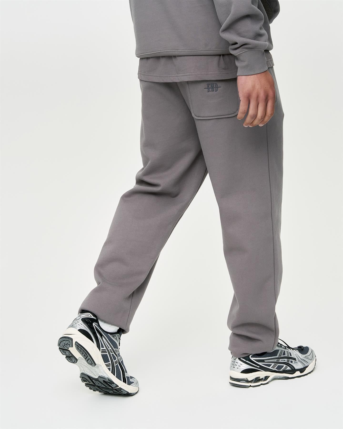 Mens Studio Scripted Joggers Mid Grey