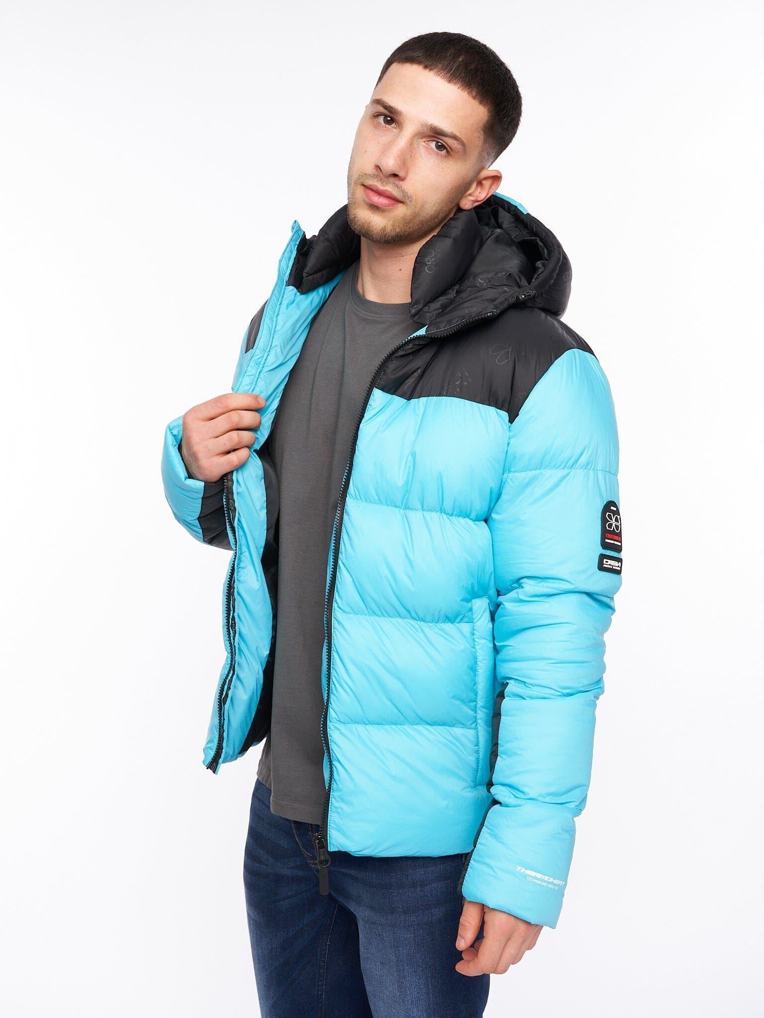 Chemerley Hooded Jacket Turquoise