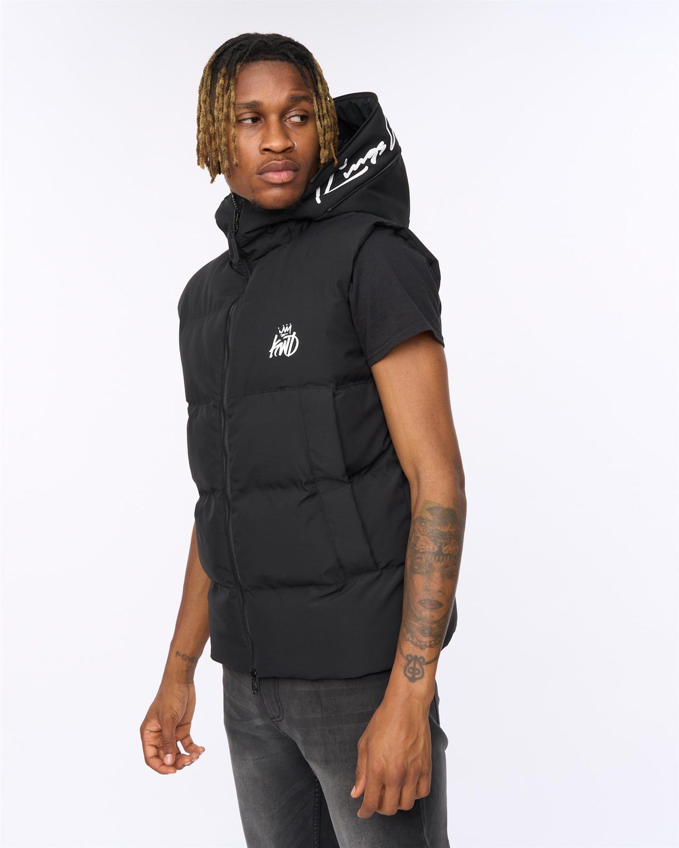 Mens Nahjo Gilet Black