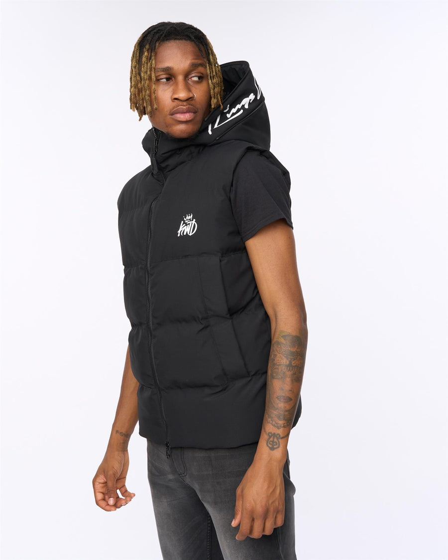 Mens Nahjo Gilet Black
