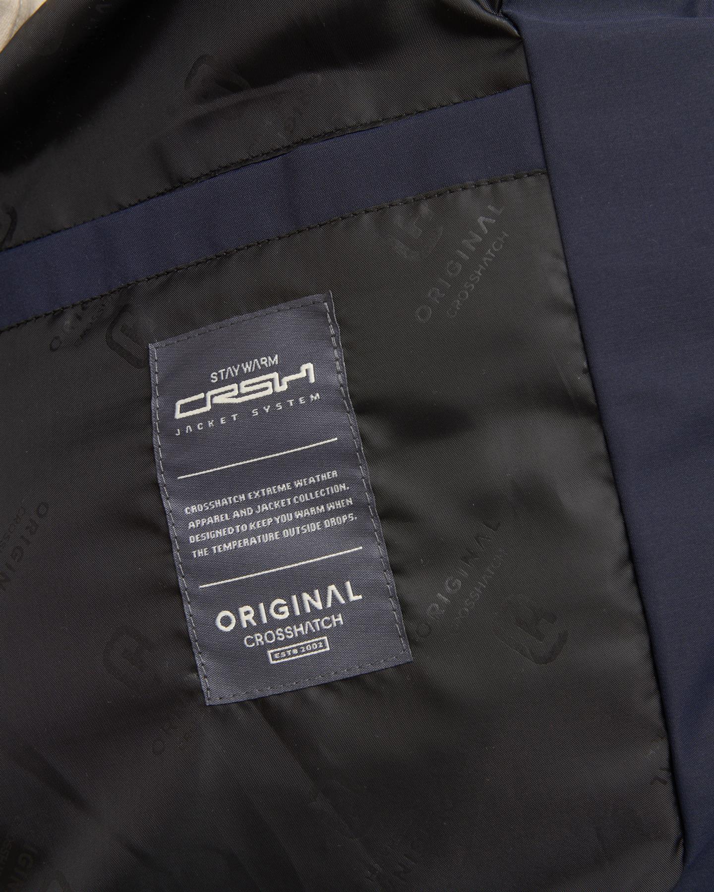 Mens Kampleys Embossed Jacket Navy