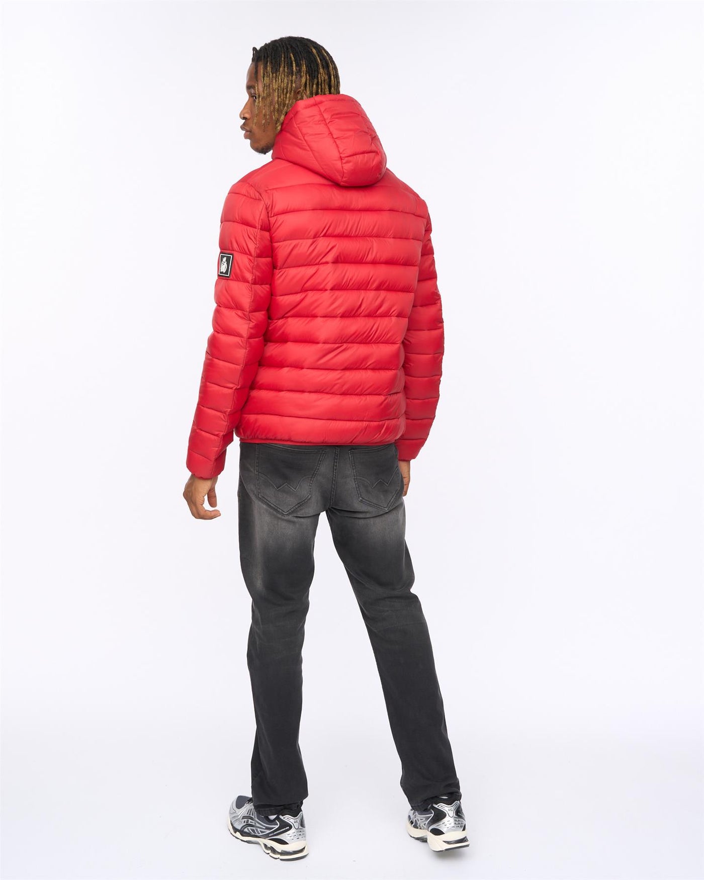 Mens Jackinson Puffer Jacket Red