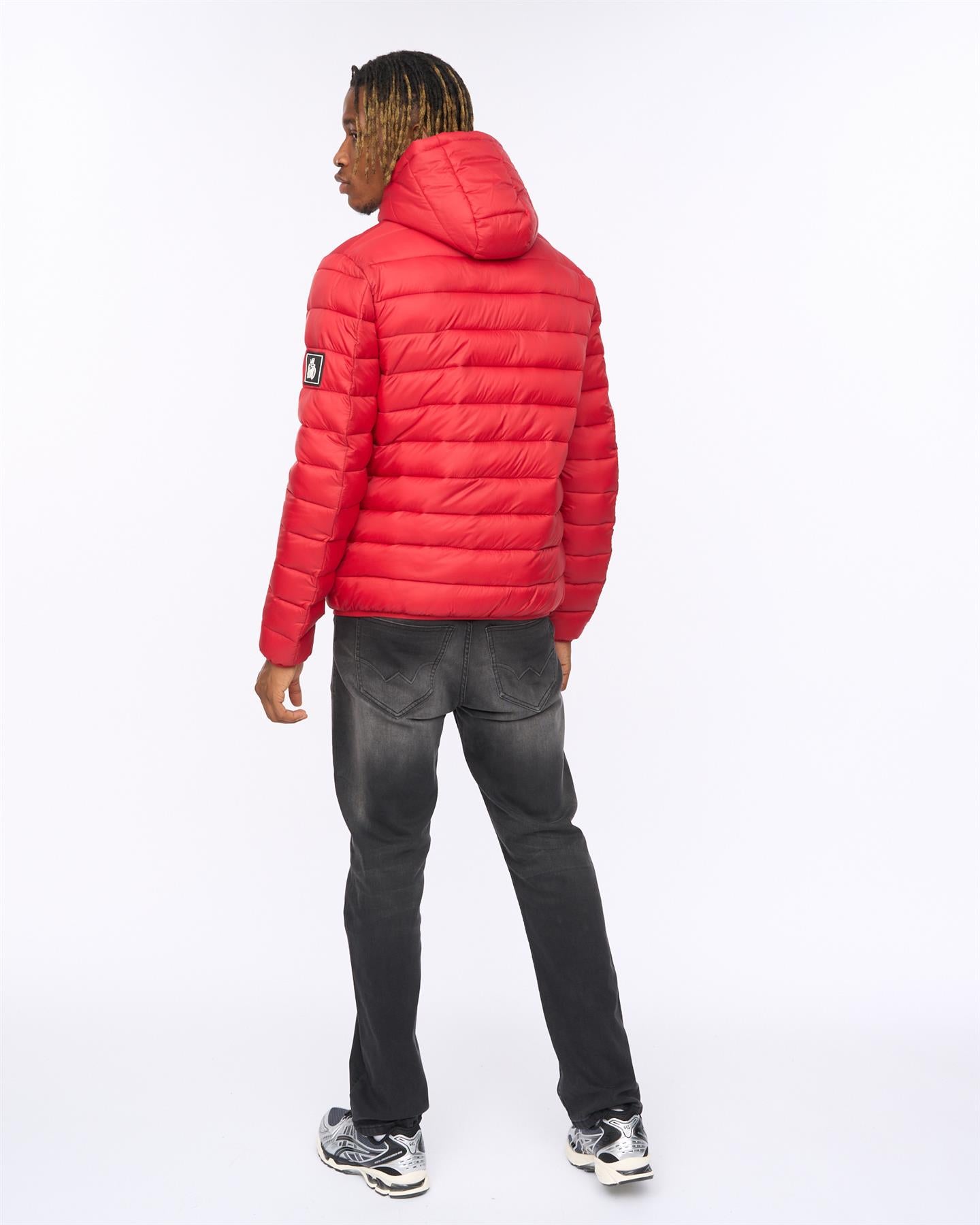 Mens Jackinson Puffer Jacket Red